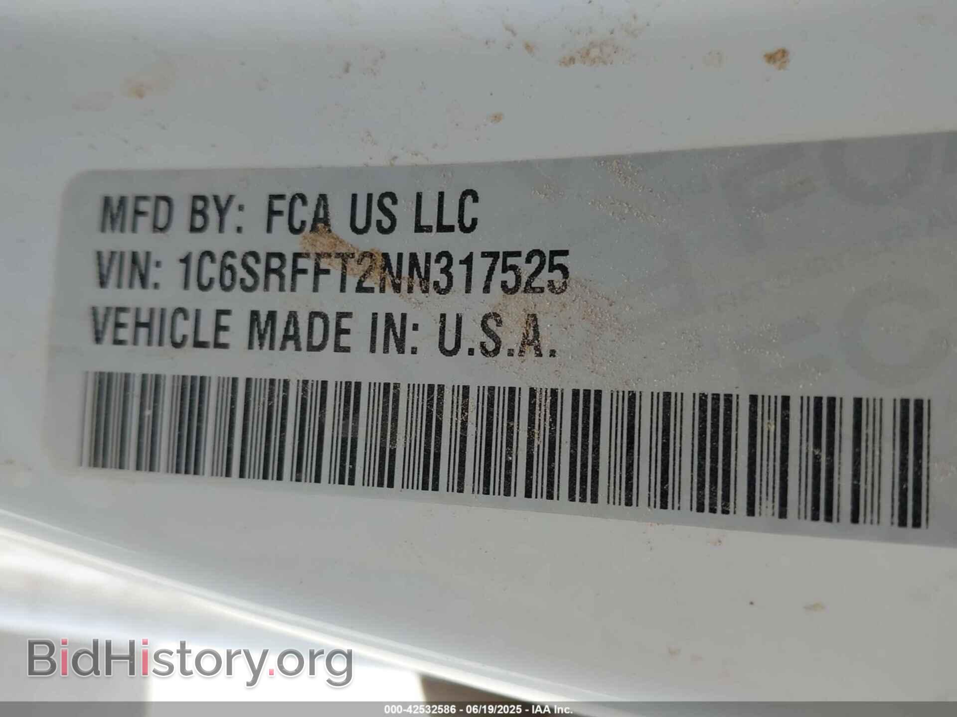 2022 RAM 1500 - VIN: 1C6SRFFT2NN317525 - Фото 9