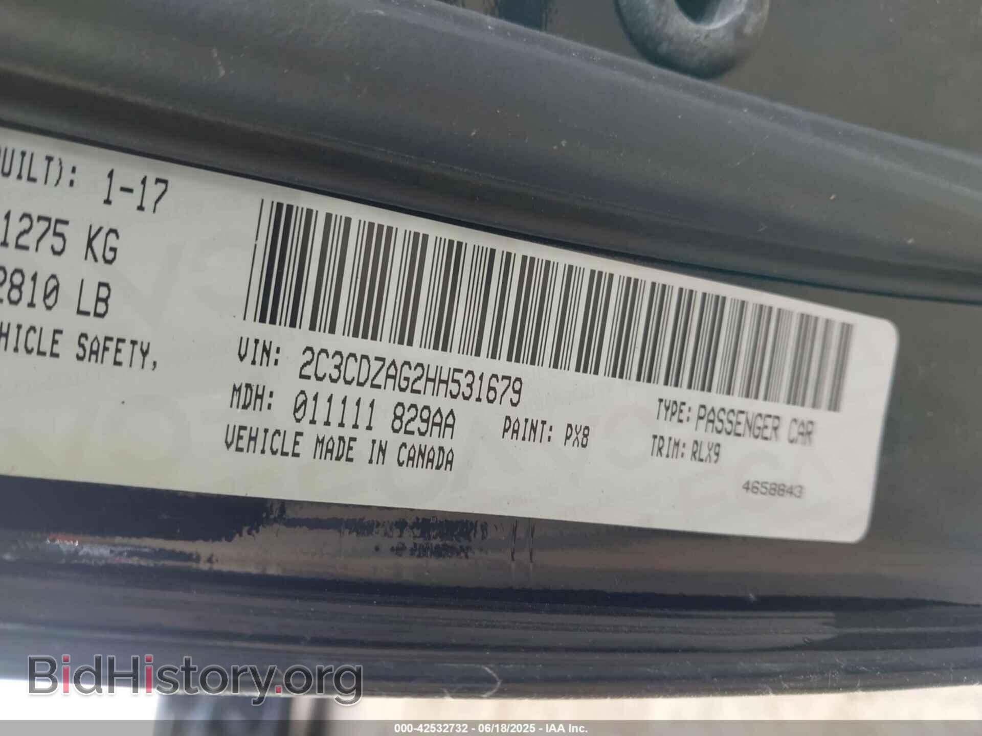 2017 DODGE CHALLENGER - VIN: 2C3CDZAG2HH531679 - Фото 9