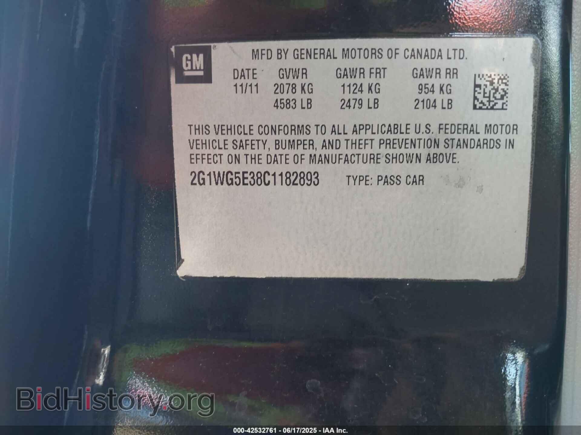 2013 CHEVROLET IMPALA - VIN: 2G1WC5E39D1228034 - Фото 9