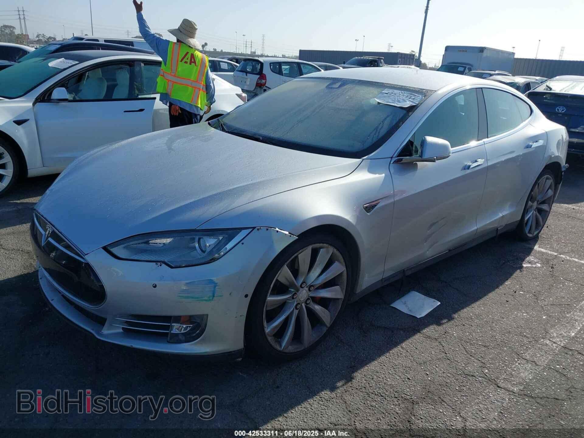 2015 TESLA MODEL S - VIN: 5YJSA1H2XFFP75434 - Photo 2