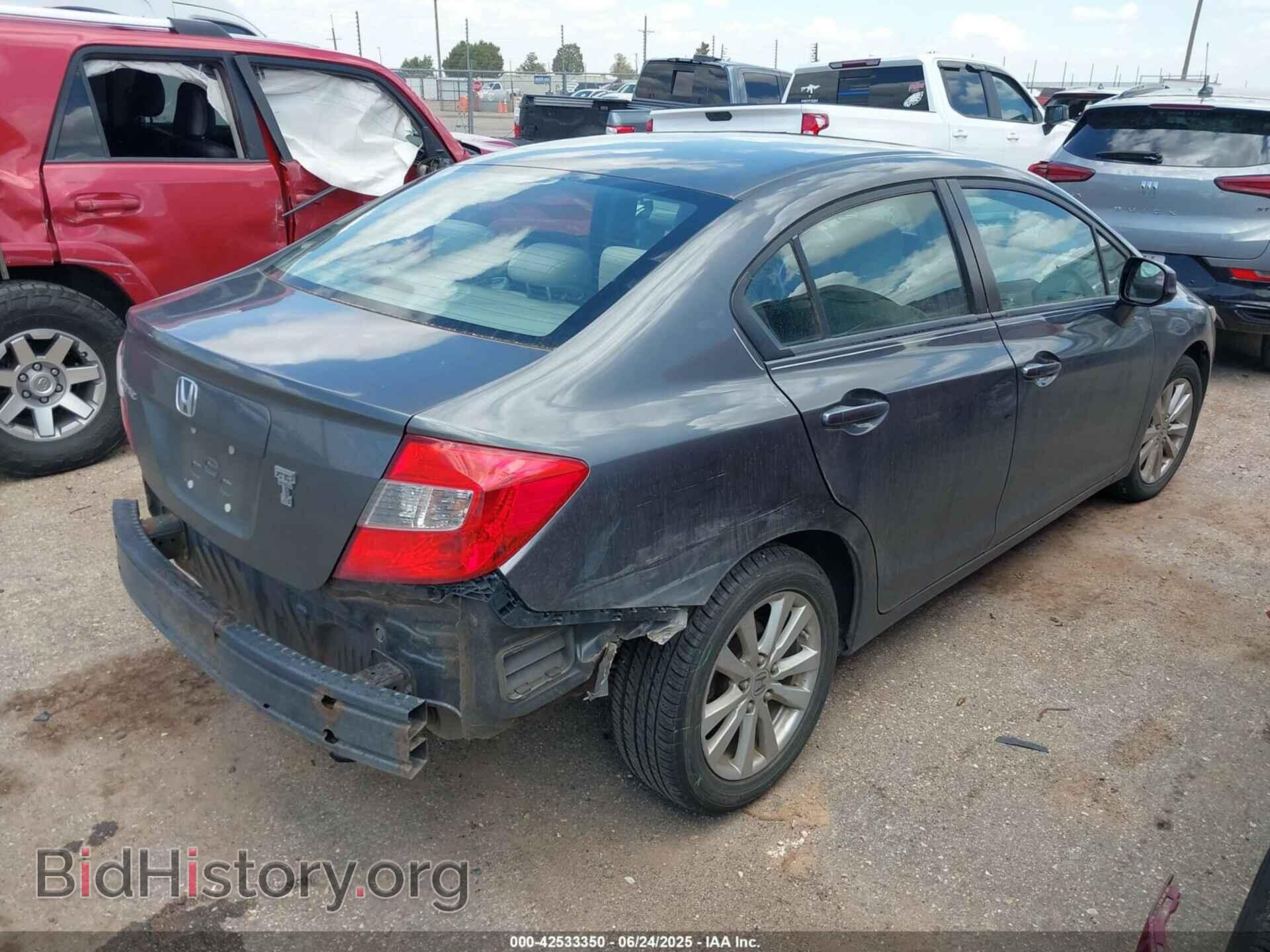 2012 HONDA CIVIC - VIN: 2HGFB2F85CH608353 - Фото 4