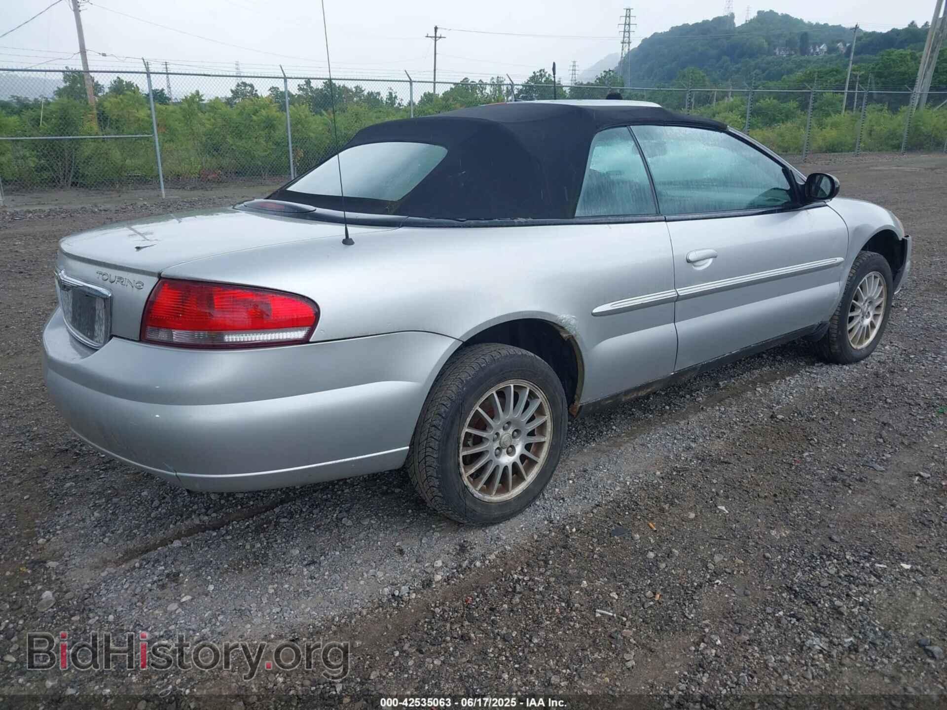 2005 CHRYSLER SEBRING - VIN: 1C3EL55R25N603578 - Фото 4