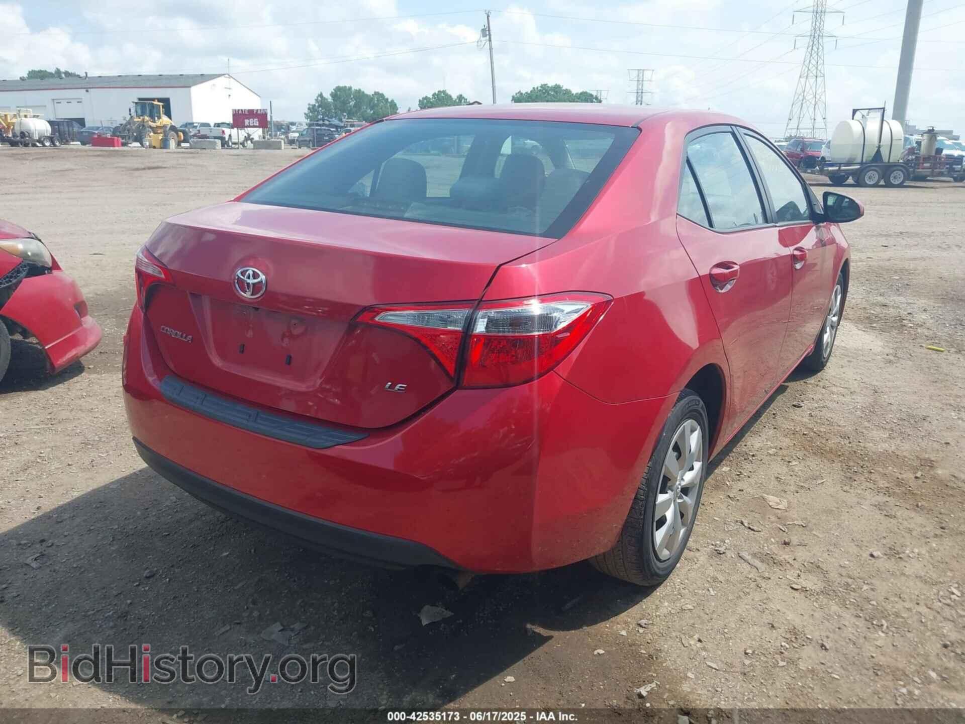 2014 TOYOTA COROLLA - VIN: 5YFBURHE9EP036154 - Фото 4