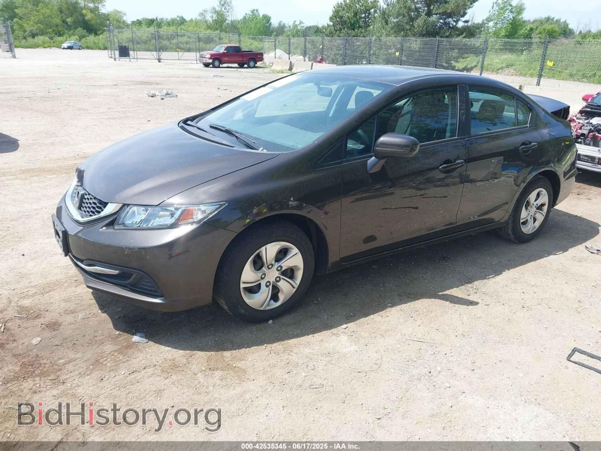2014 HONDA CIVIC - VIN: 2HGFB2F58EH511205 - Фото 2