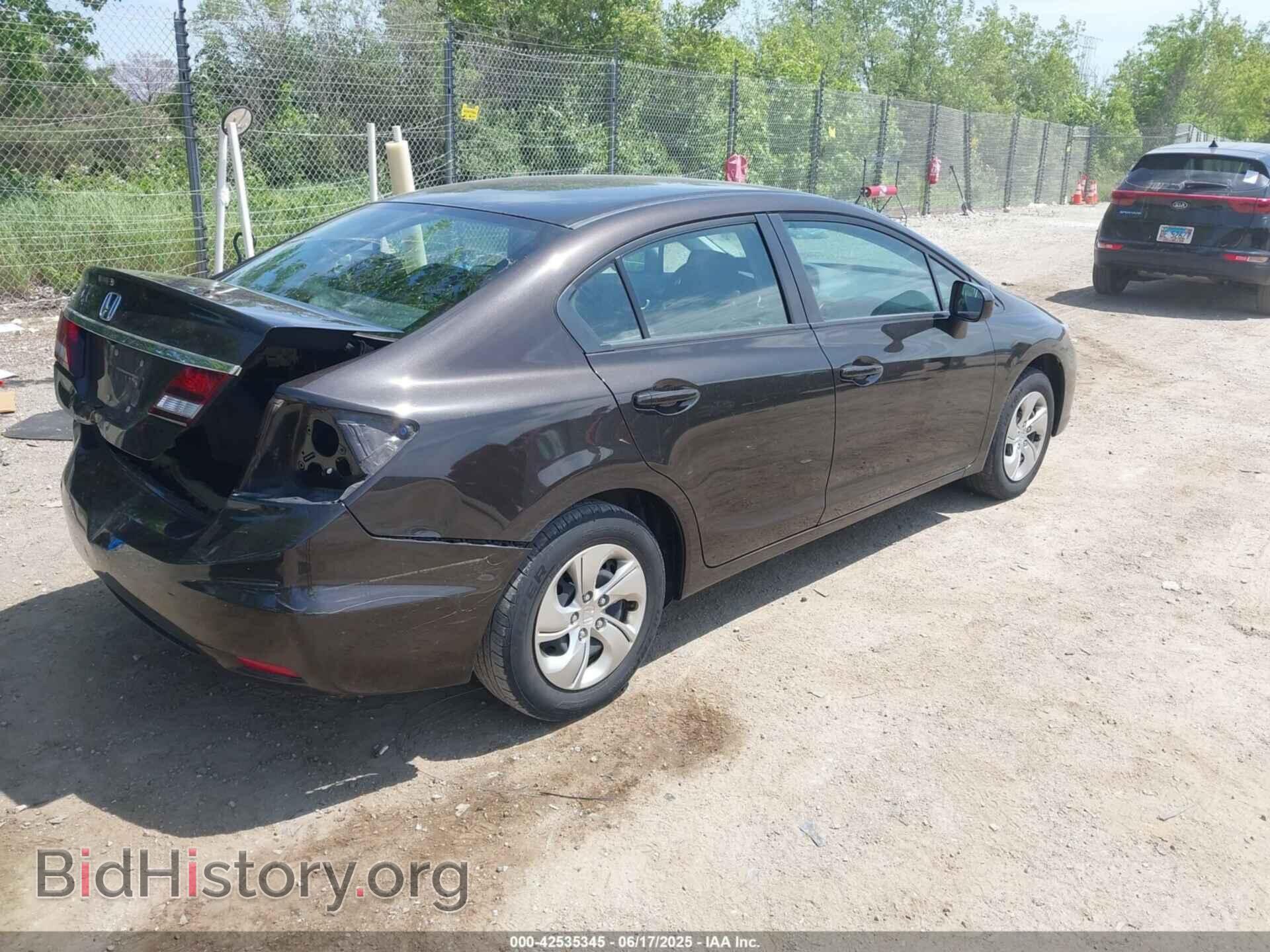 2014 HONDA CIVIC - VIN: 2HGFB2F58EH511205 - Фото 4