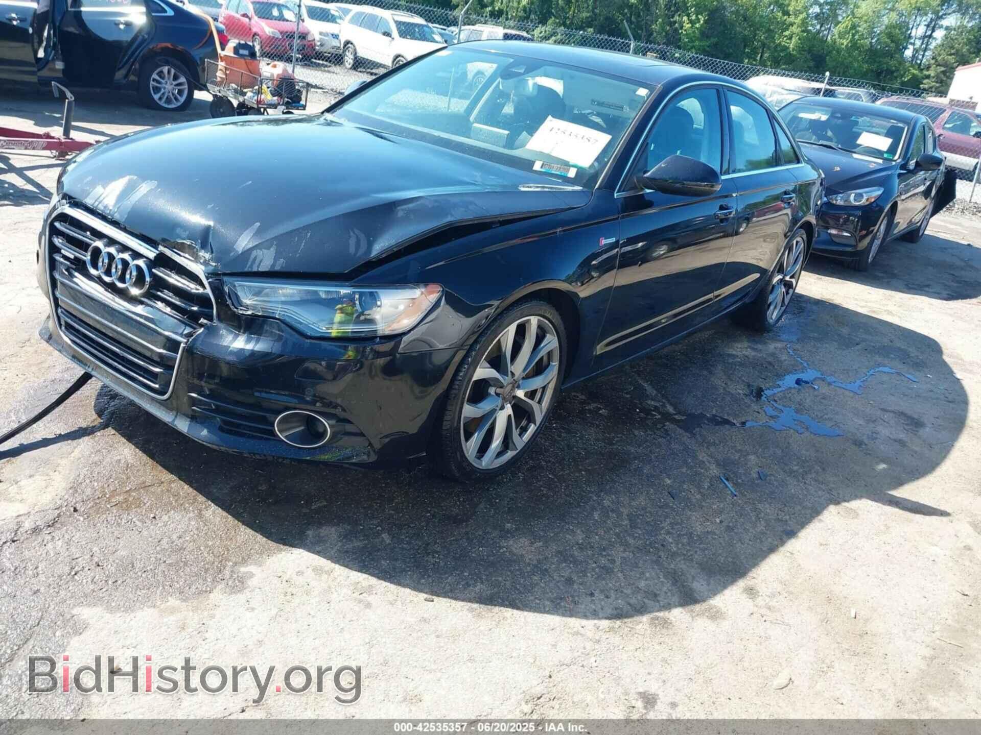2013 AUDI A6 - VIN: WAUGGAFC7DN155006 - Фото 2