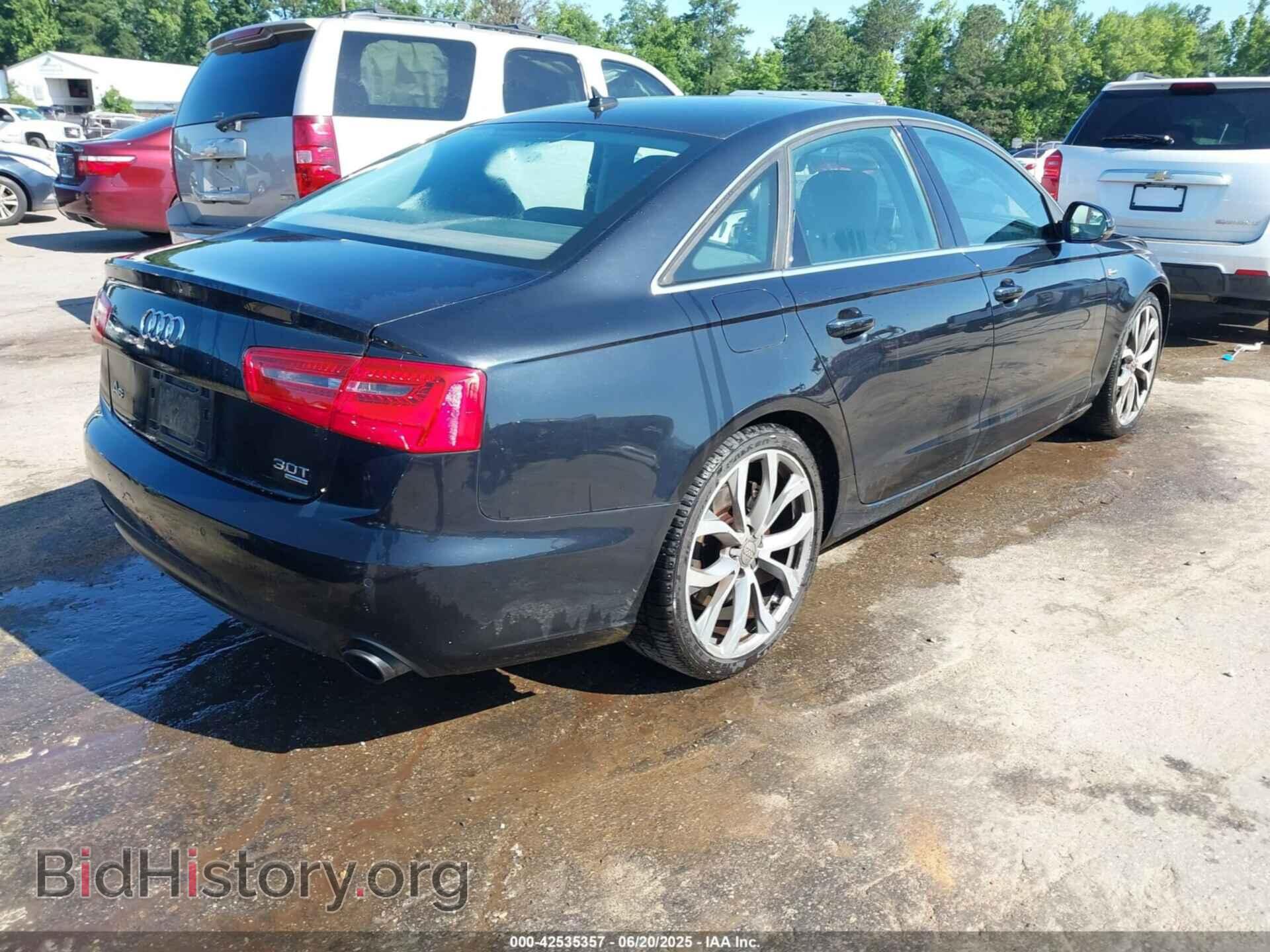 2013 AUDI A6 - VIN: WAUGGAFC7DN155006 - Фото 4