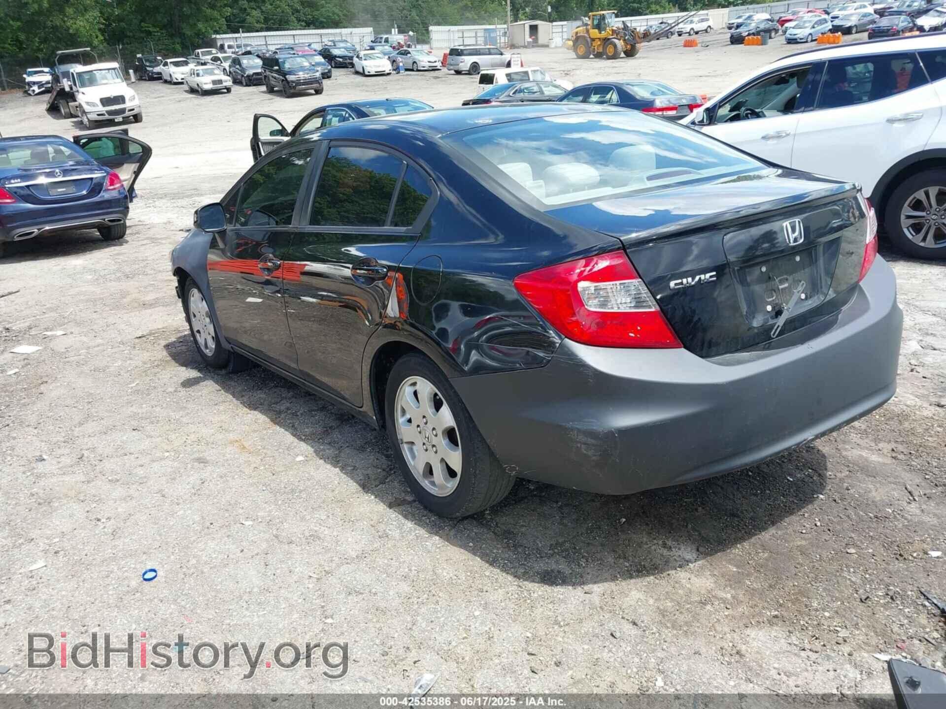 2012 HONDA CIVIC - VIN: 2HGFB2F52CH595700 - Фото 3