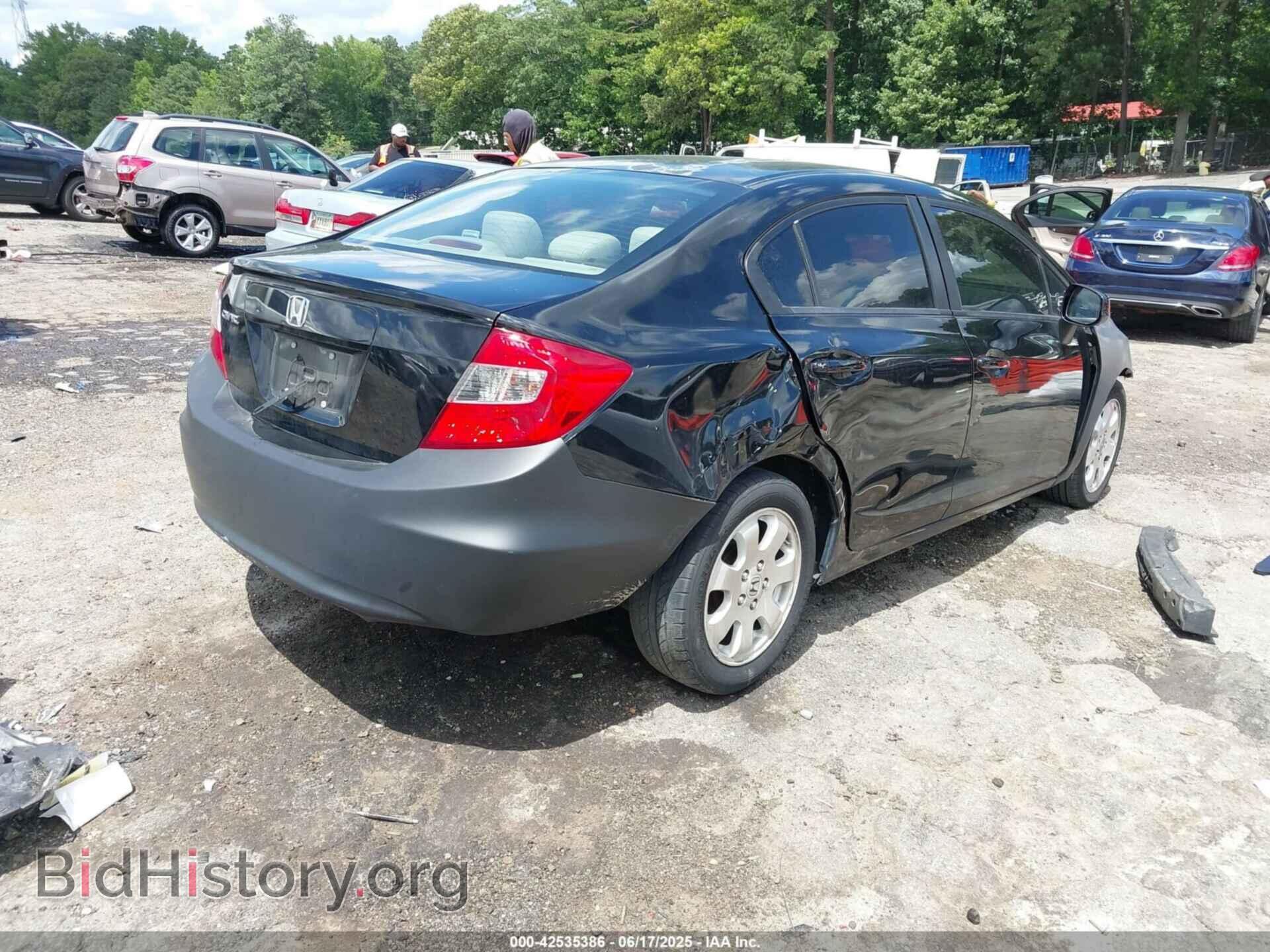2012 HONDA CIVIC - VIN: 2HGFB2F52CH595700 - Фото 4