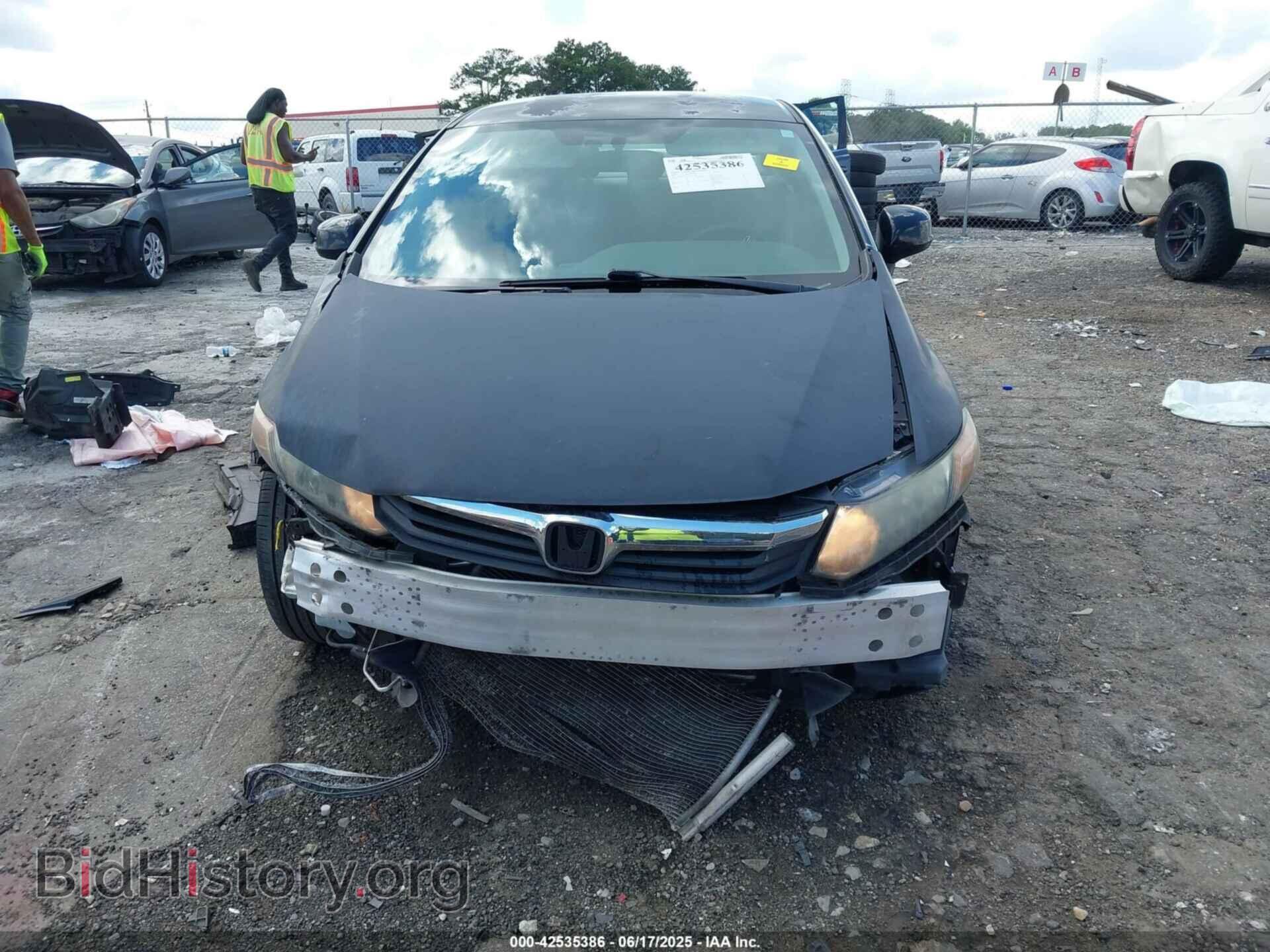 2012 HONDA CIVIC - VIN: 2HGFB2F52CH595700 - Фото 6
