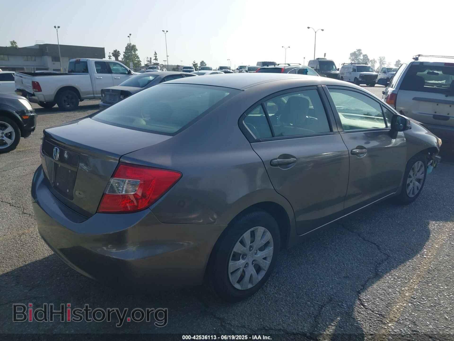 2012 HONDA CIVIC - VIN: JHMFB2F59CS006177 - Фото 4