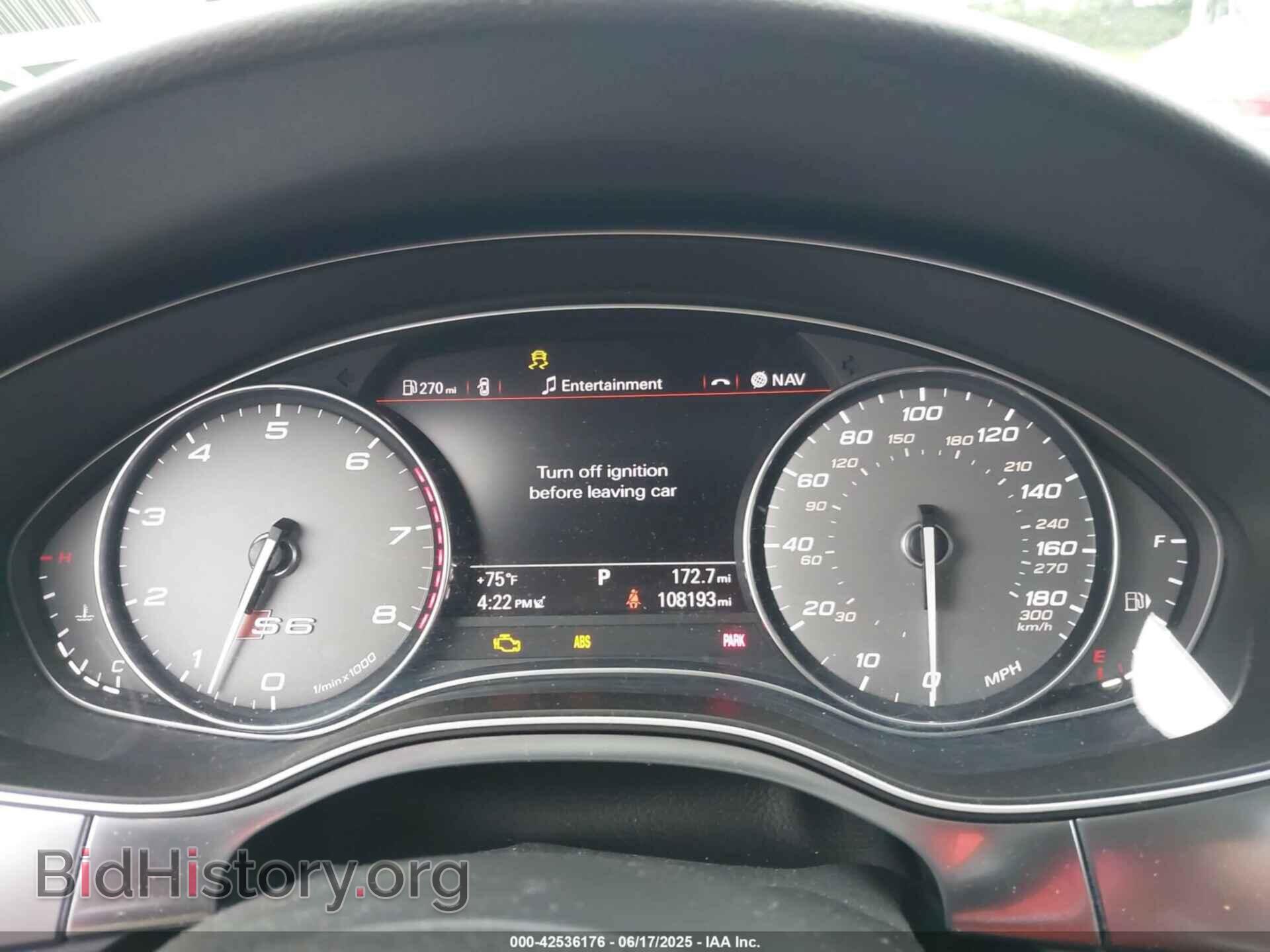 2014 AUDI S6 - VIN: WAUF2AFC4EN147876 - Фото 7
