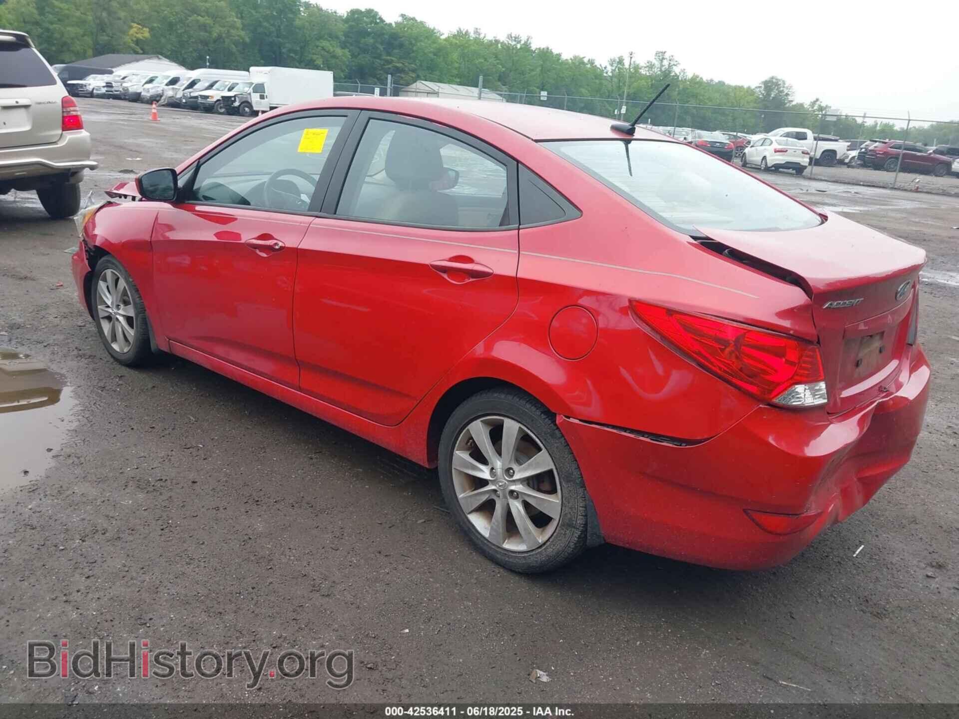 2013 HYUNDAI ACCENT - VIN: KMHCU4AE6DU442004 - Фото 3