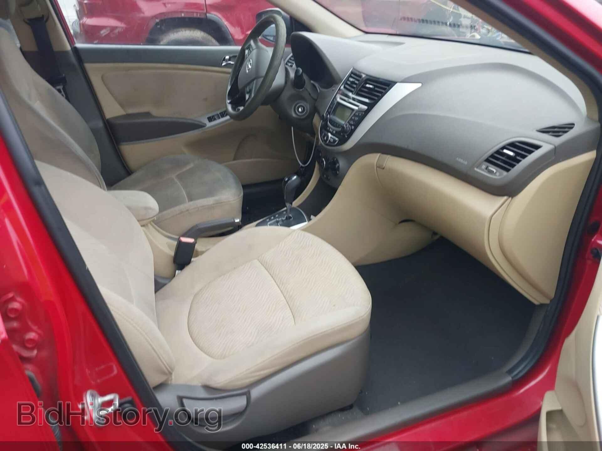 2013 HYUNDAI ACCENT - VIN: KMHCU4AE6DU442004 - Фото 5