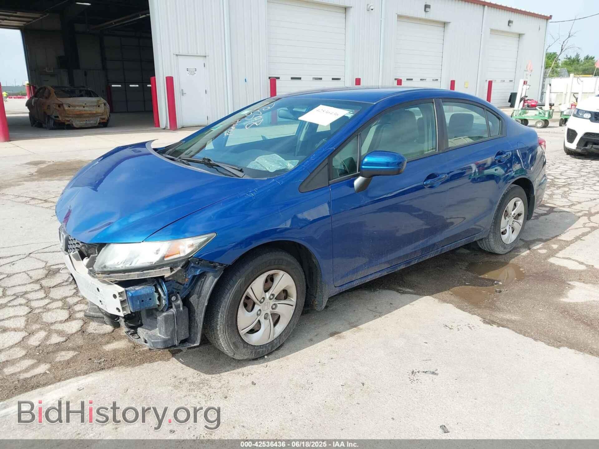 2014 HONDA CIVIC - VIN: 19XFB2F50EE026437 - Фото 2