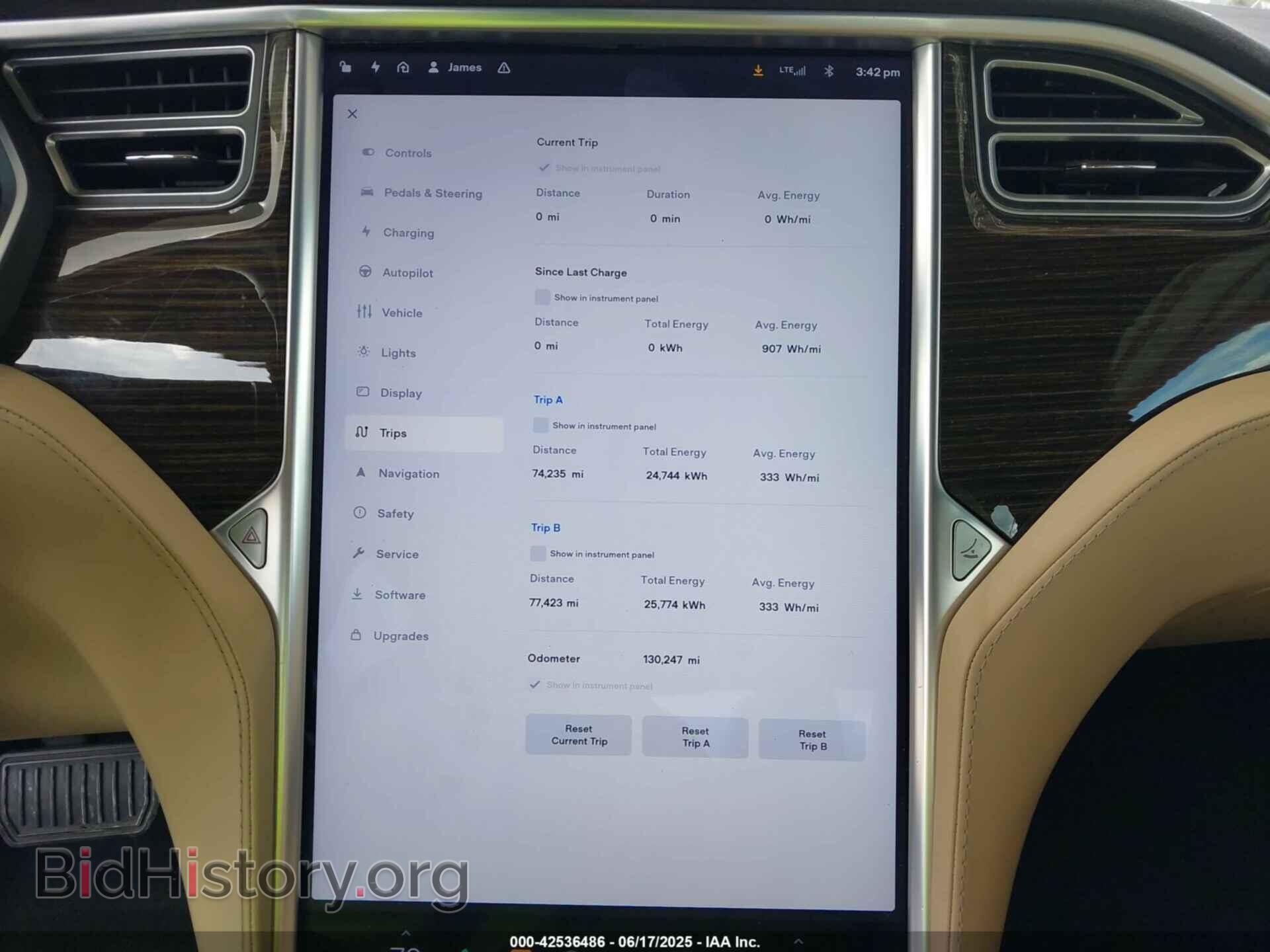 2015 TESLA MODEL S - VIN: 5YJSA1H20FF093565 - Photo 7