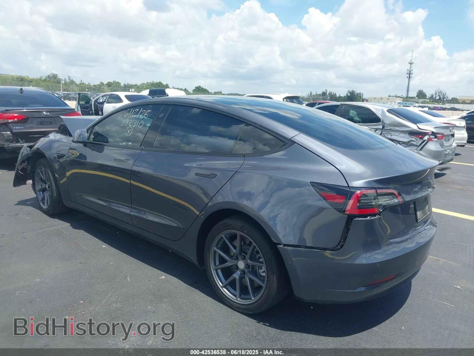 2022 TESLA MODEL 3 - VIN: 5YJ3E1EAXNF343350 - Фото 3
