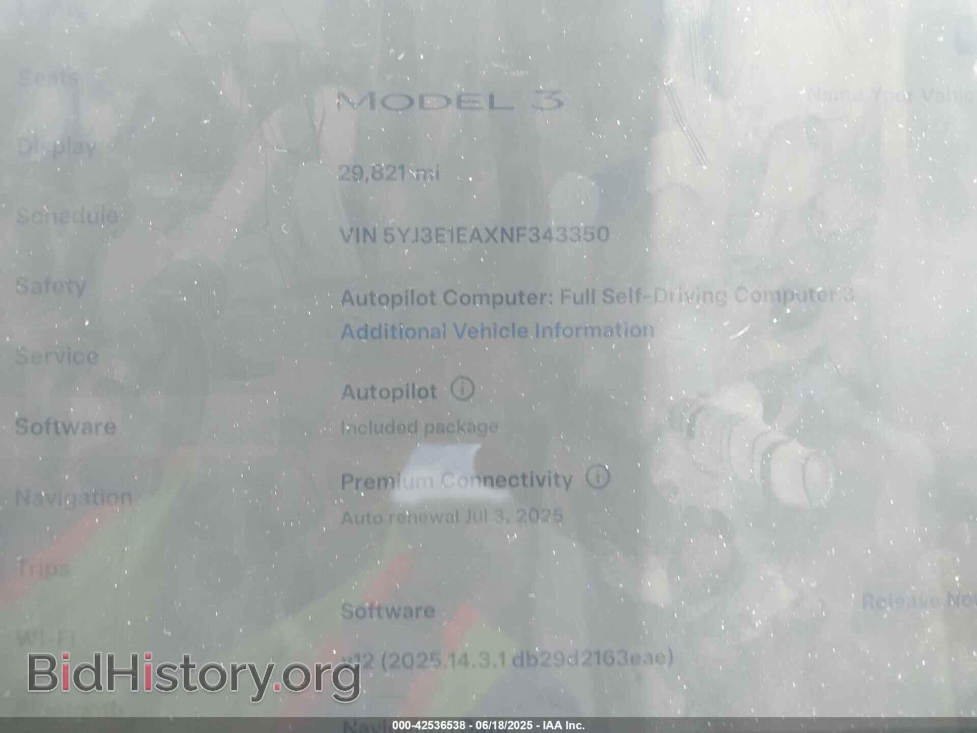 2022 TESLA MODEL 3 - VIN: 5YJ3E1EAXNF343350 - Фото 7