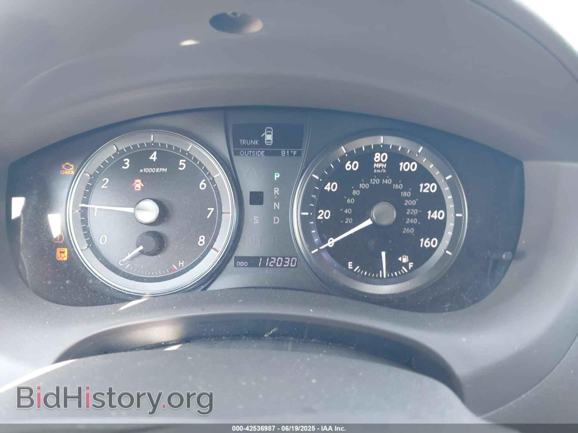 2010 LEXUS ES 350 - VIN: JTHBK1EG9A2392916 - Фото 7