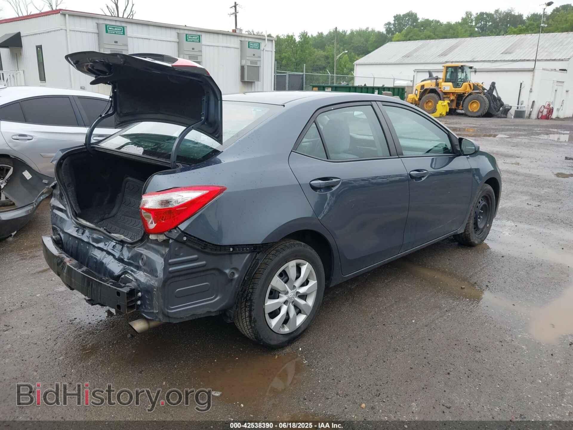 2015 TOYOTA COROLLA - VIN: 2T1BURHEXFC365169 - Фото 4