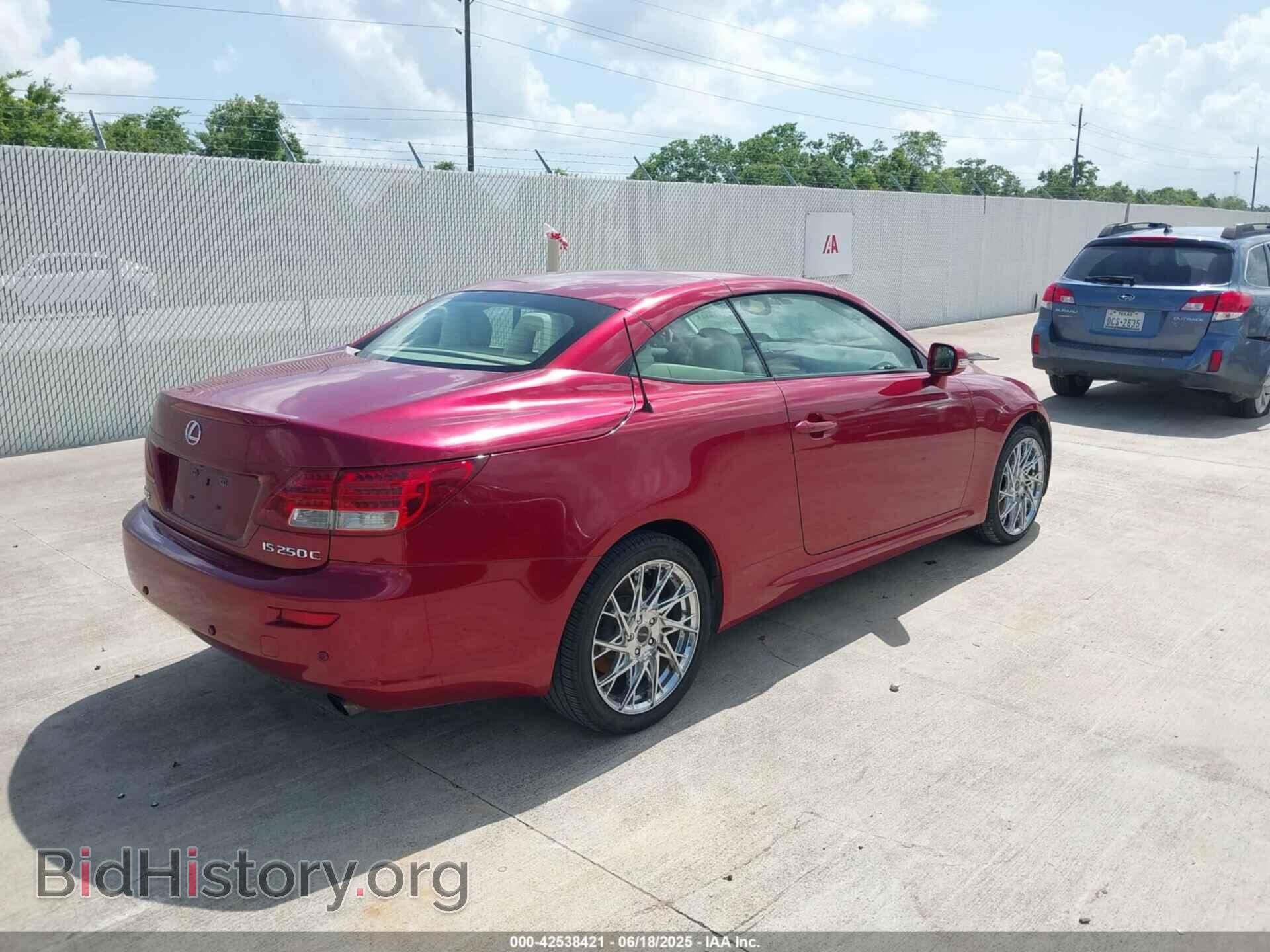2010 LEXUS IS 250C - VIN: JTHFF2C29A2503788 - Фото 4