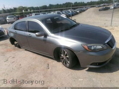 2013 Chrysler 200 TOURING, gray — VIN 1C3CCBBBXDN687192, IAAI