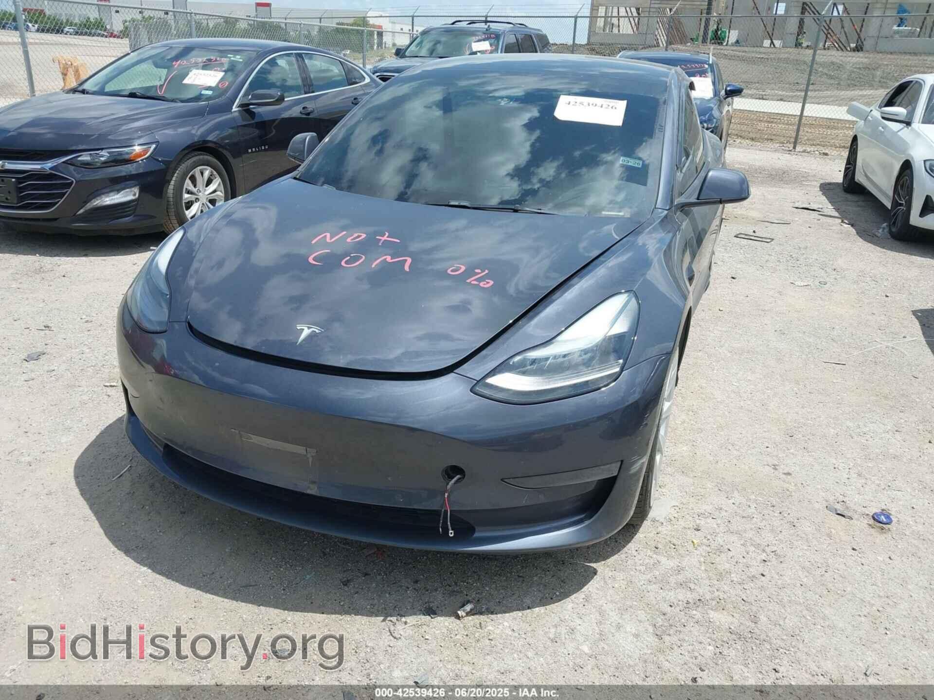 2022 TESLA MODEL 3 - VIN: 5YJ3E1EB3NF193655 - Фото 2