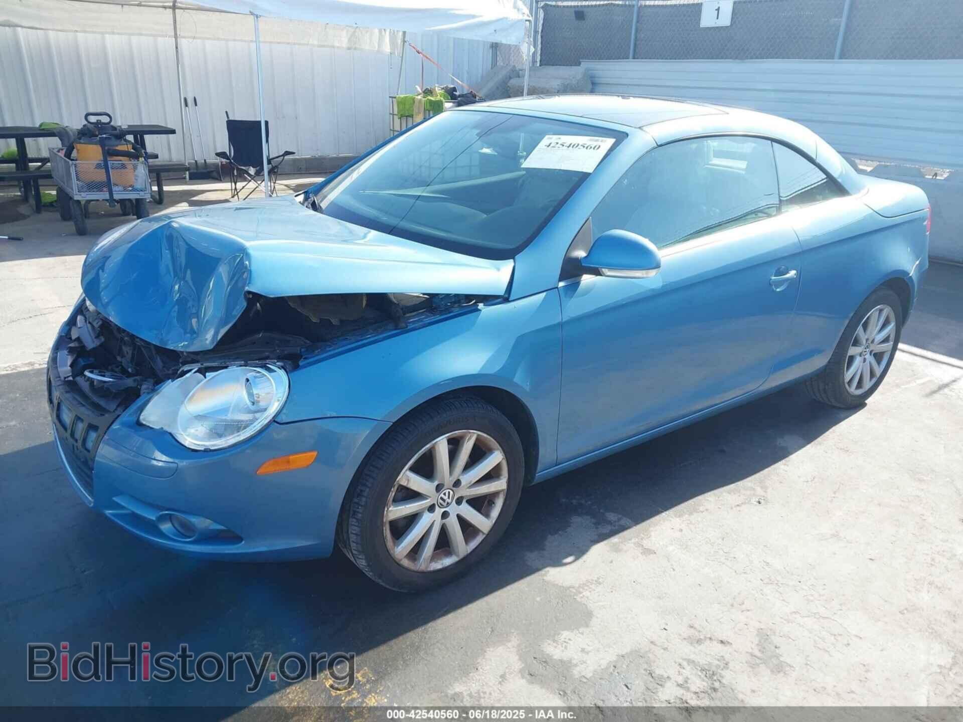 2007 VOLKSWAGEN EOS - VIN: WVWFA71F87V051228 - Фото 2