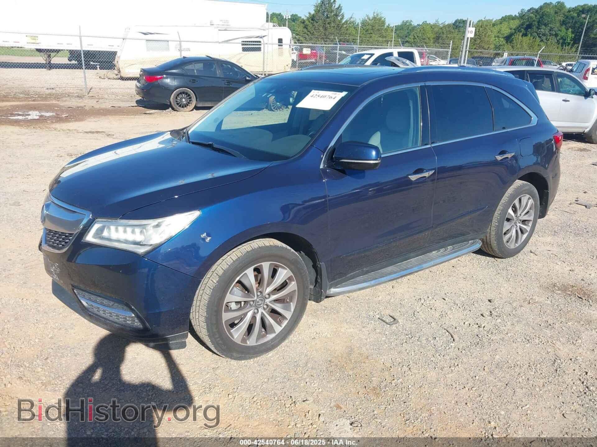 2015 ACURA MDX - VIN: 5FRYD4H46FB013270 - Фото 2