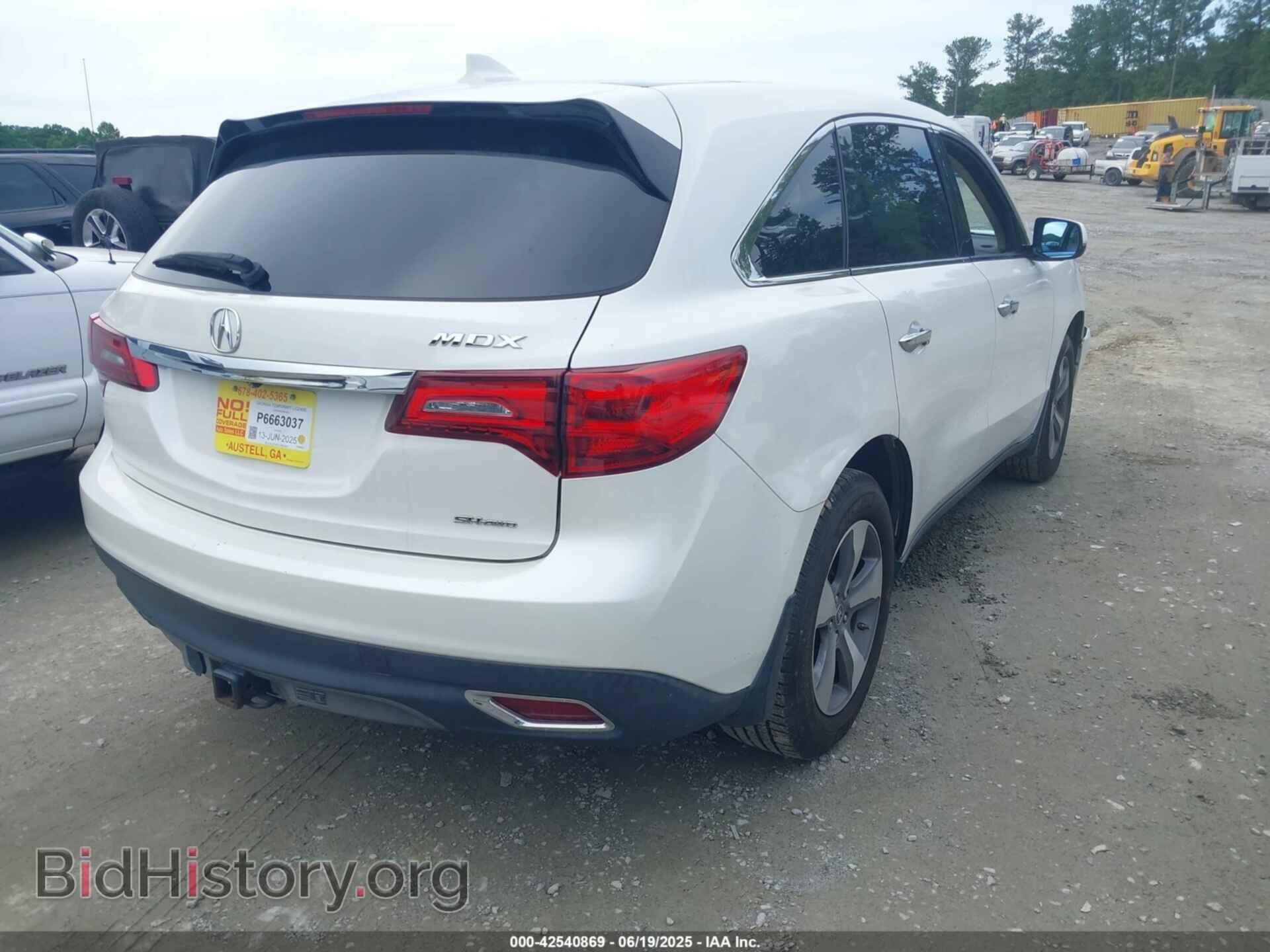 2014 ACURA MDX - VIN: 5FRYD4H26EB015145 - Фото 4