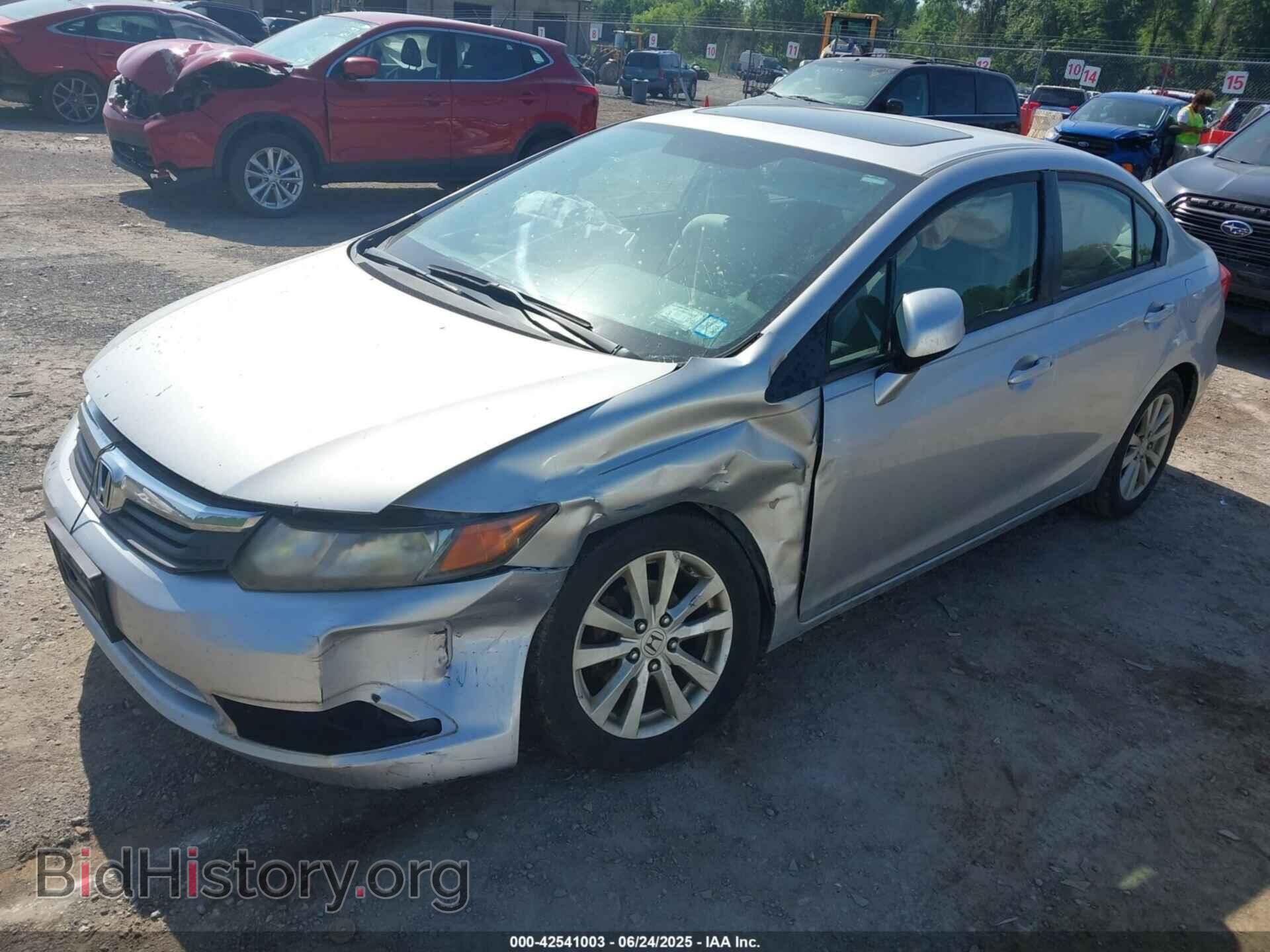 2012 HONDA CIVIC - VIN: 2HGFB2F82CH539864 - Фото 2