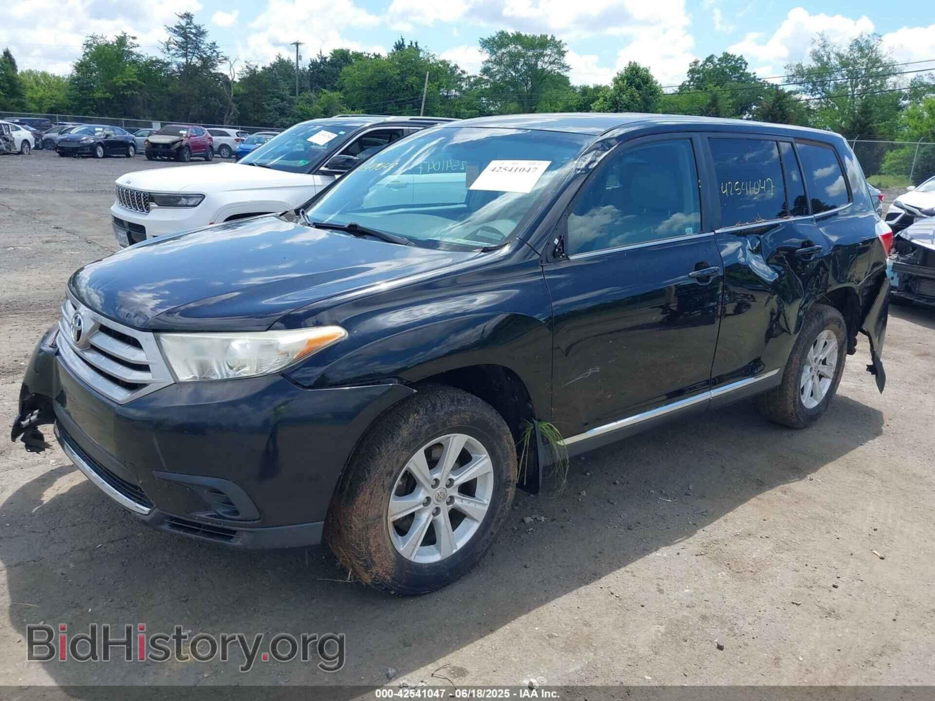 2013 TOYOTA HIGHLANDER - VIN: 5TDBK3EH8DS178552 - Фото 2