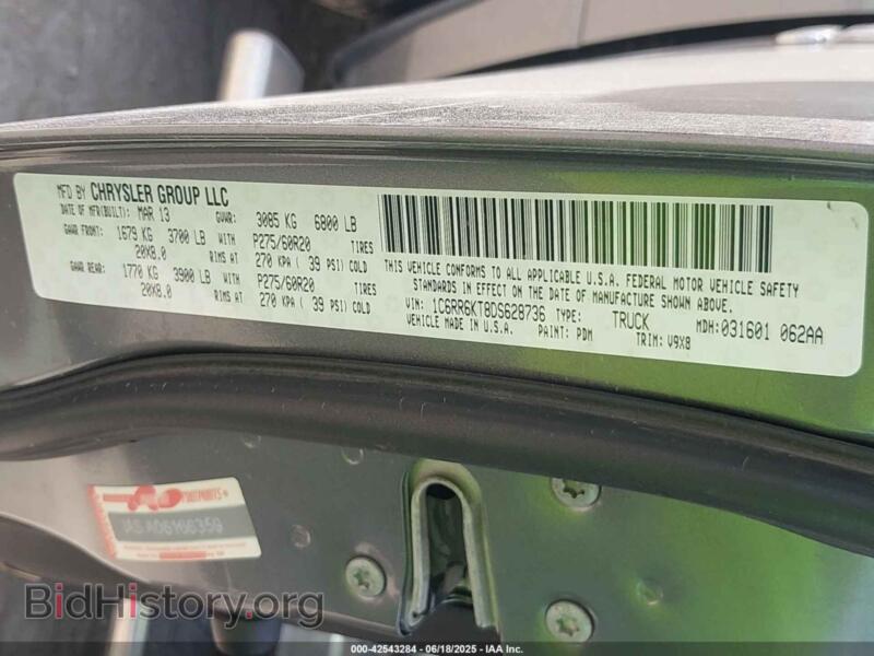 2013 RAM 1500 (VIN 1C6RR6KT8DS628736) — photo 9 of 11