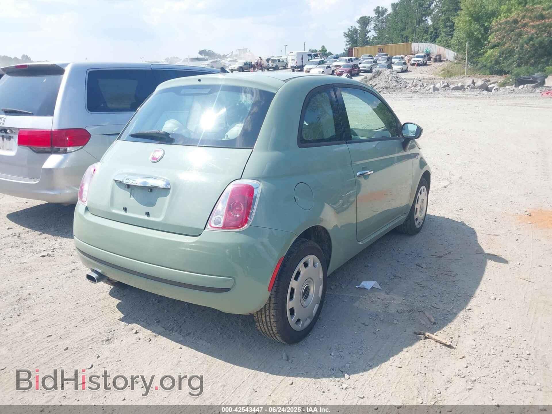2013 FIAT 500 - VIN: 3C3CFFAR4DT742040 - Фото 4