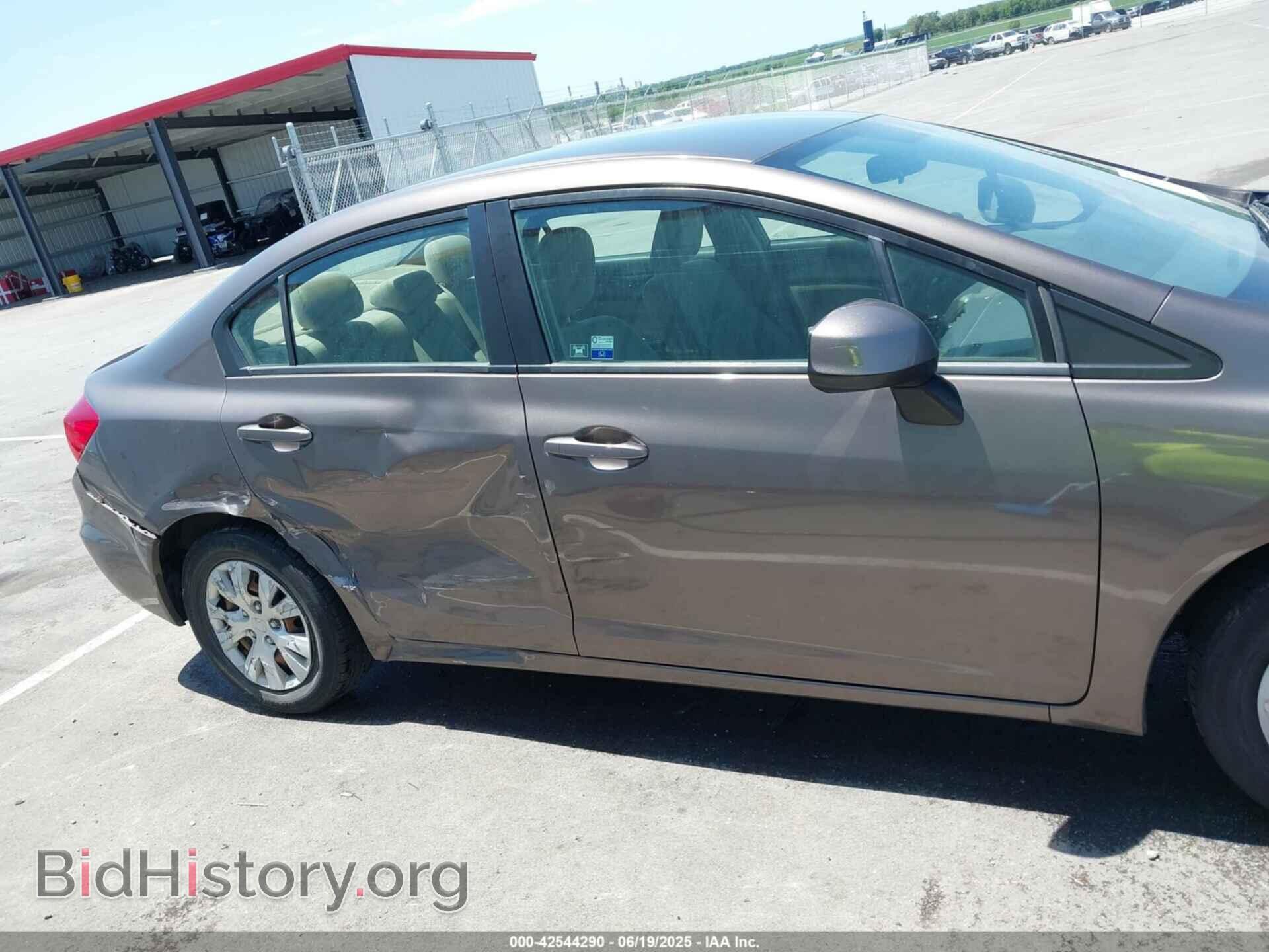 2012 HONDA CIVIC - VIN: 2HGFB2F50CH612011 - Фото 6