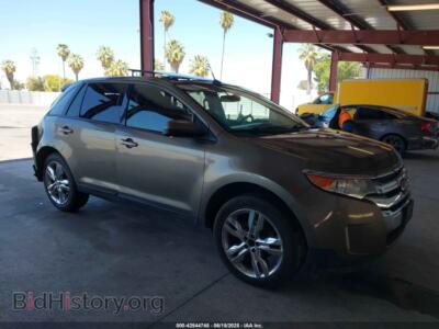 2013 Ford EDGE SEL, dark brown — VIN 2FMDK3JC6DBA86887, IAAI