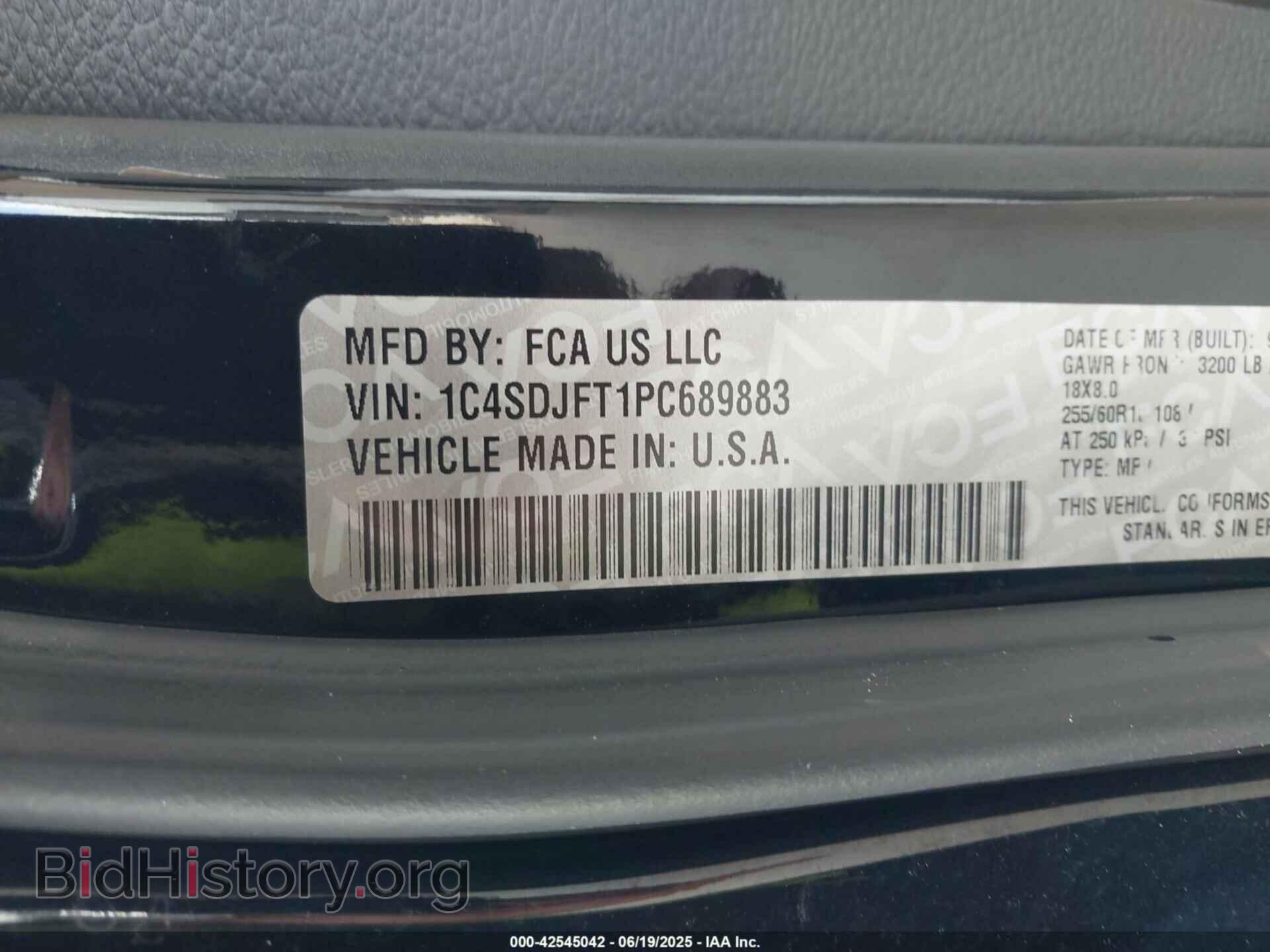 2023 DODGE DURANGO - VIN: 1C4SDJFT1PC689883 - Фото 9