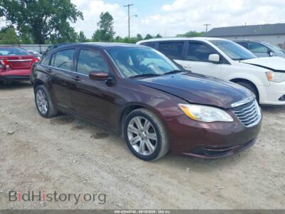 2012 Chrysler 200 Touring, brown — VIN 1C3CCBBBXCN169548, IAAI