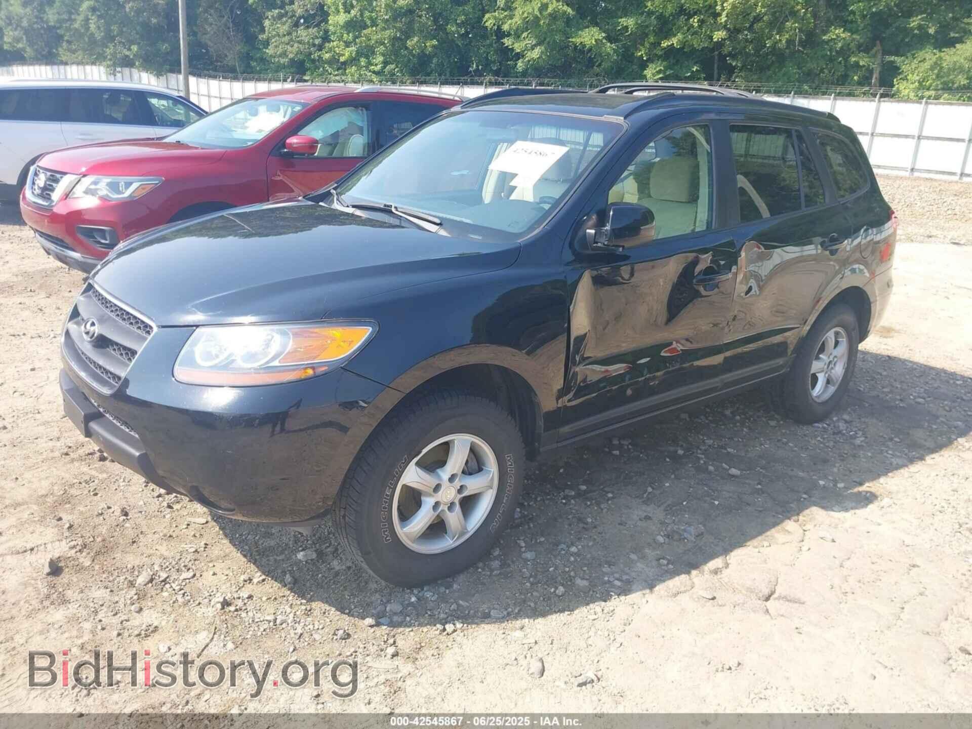 2007 HYUNDAI SANTA FE - VIN: 5NMSG13D37H106624 - Фото 2
