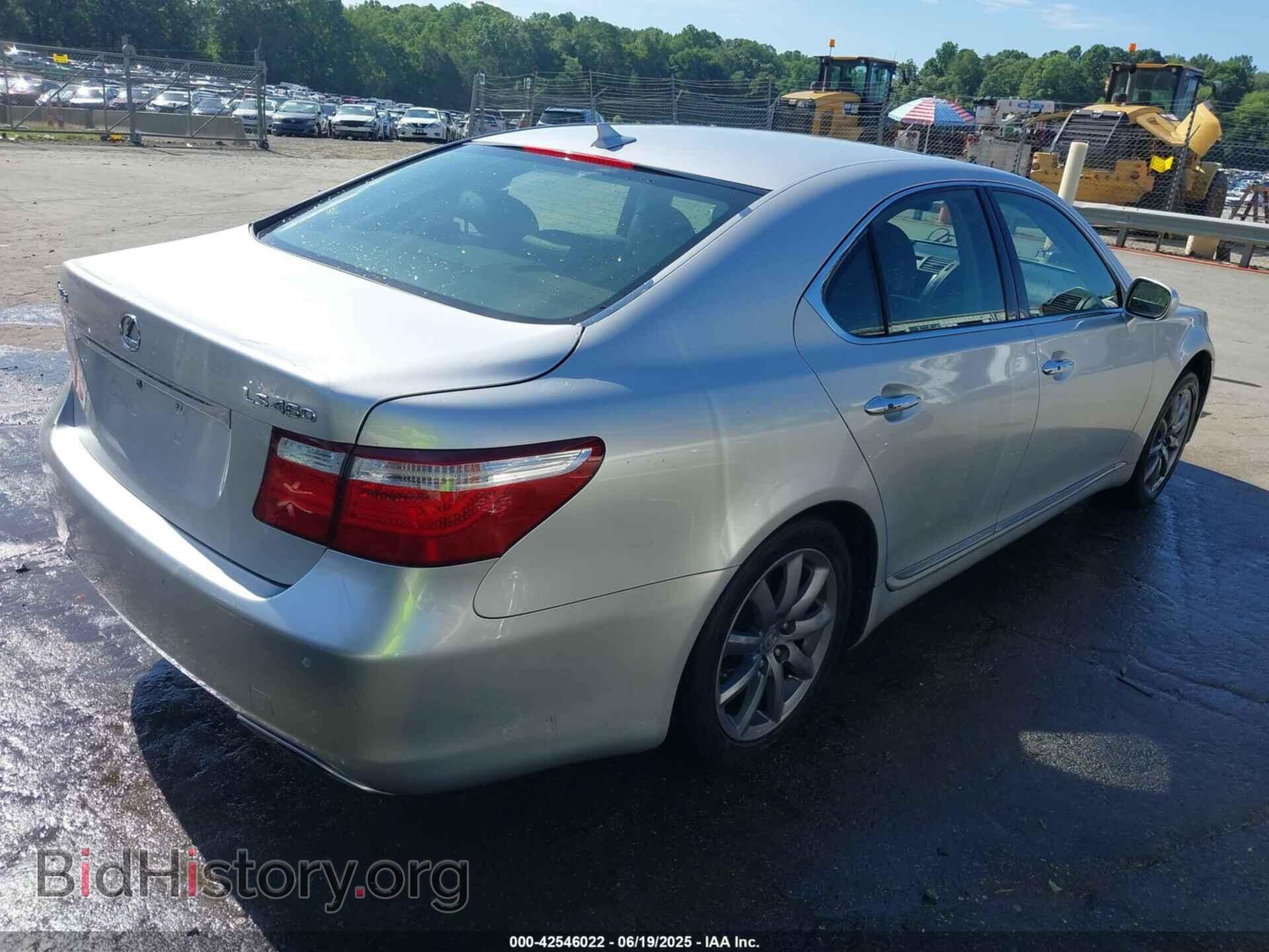 2007 LEXUS LS - VIN: JTHBL46FX75037569 - Фото 4