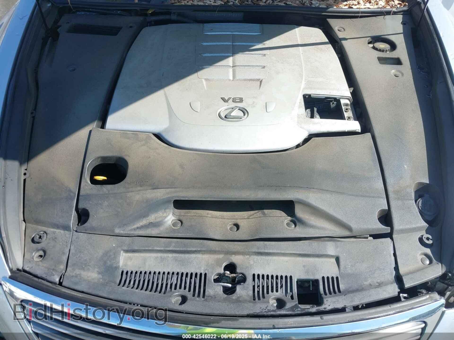 2007 LEXUS LS - VIN: JTHBL46FX75037569 - Фото 10