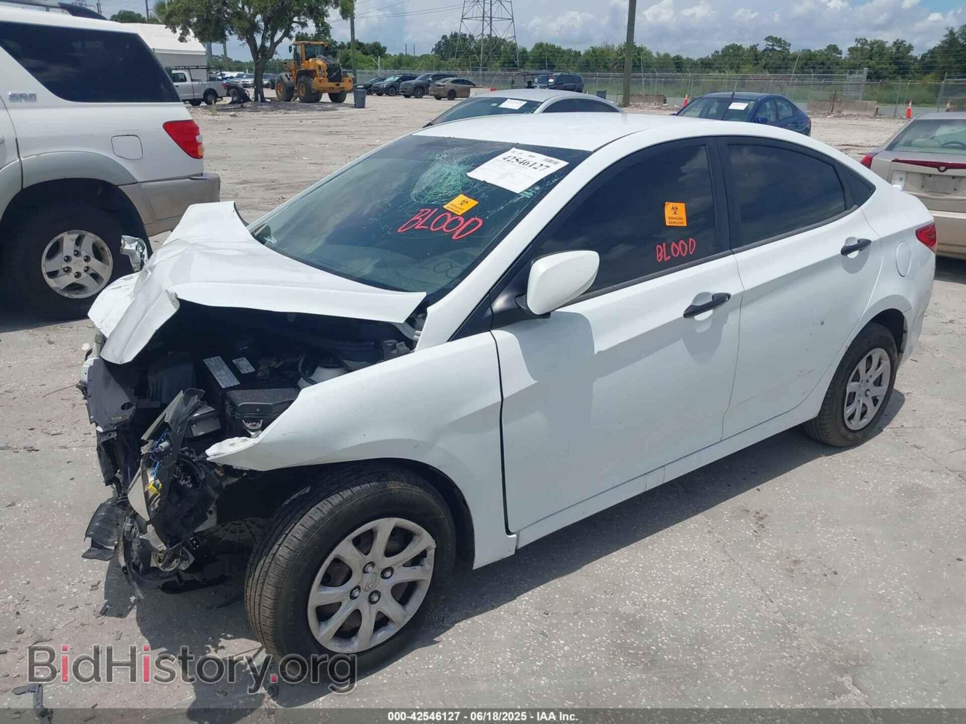 2012 HYUNDAI ACCENT - VIN: KMHCT4AE3CU107817 - Фото 2