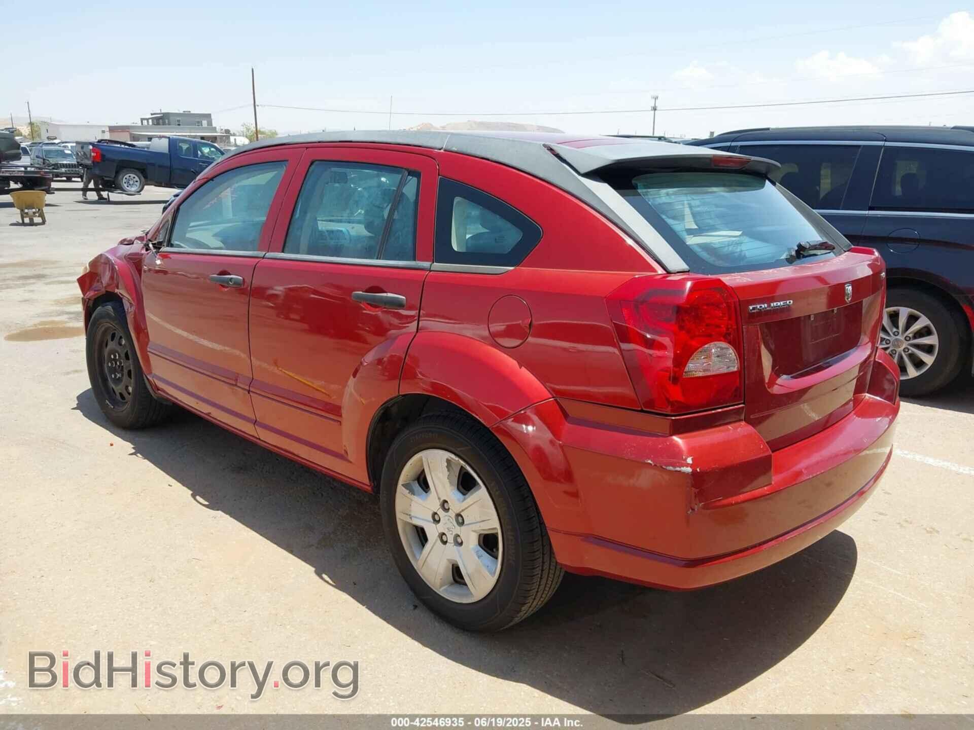 2007 DODGE CALIBER - VIN: 1B3HB48B87D163526 - Фото 3