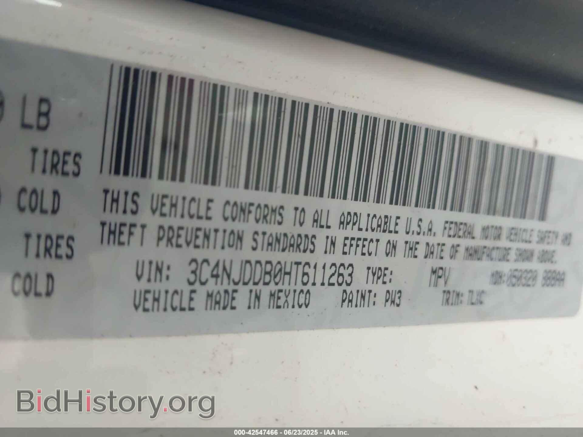 2017 JEEP NEW COMPASS - VIN: 3C4NJDDB0HT611263 - Фото 9