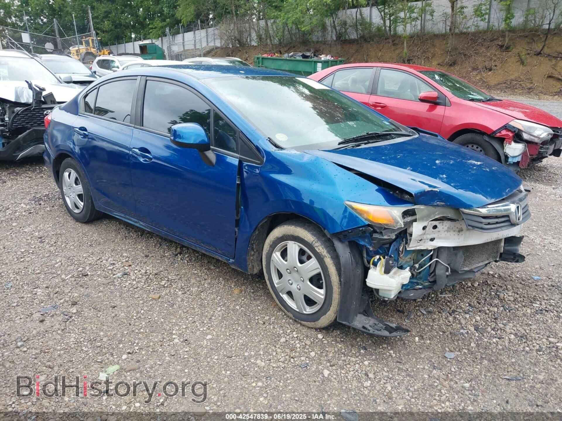 Фотография 2HGFB2F53CH564407 - HONDA CIVIC 2012
