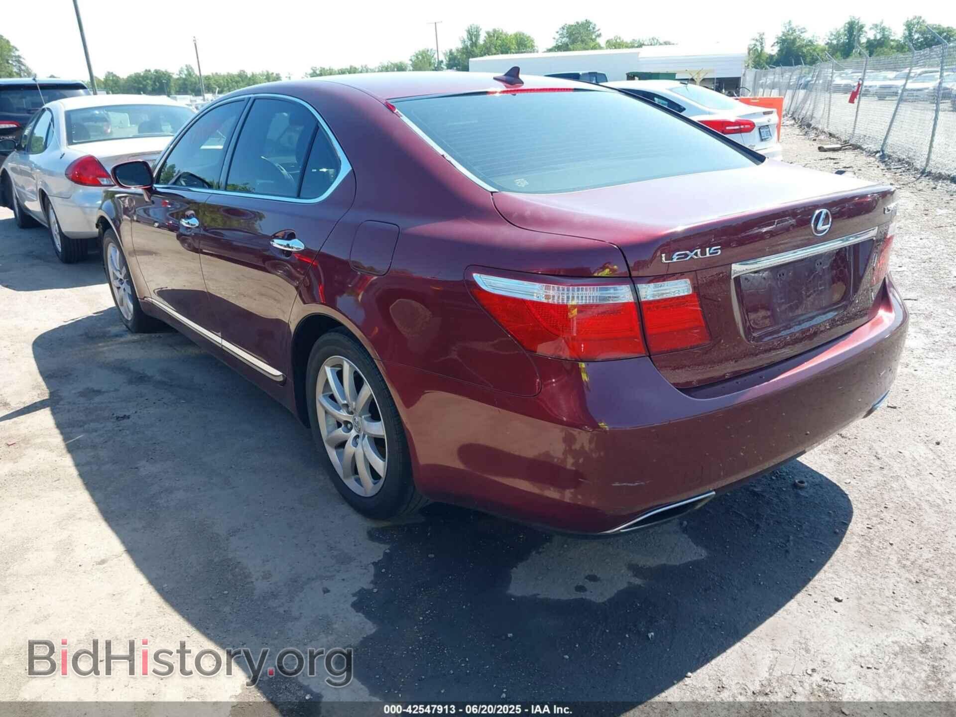 2007 LEXUS LS 460 - VIN: JTHBL46F975000819 - Фото 3