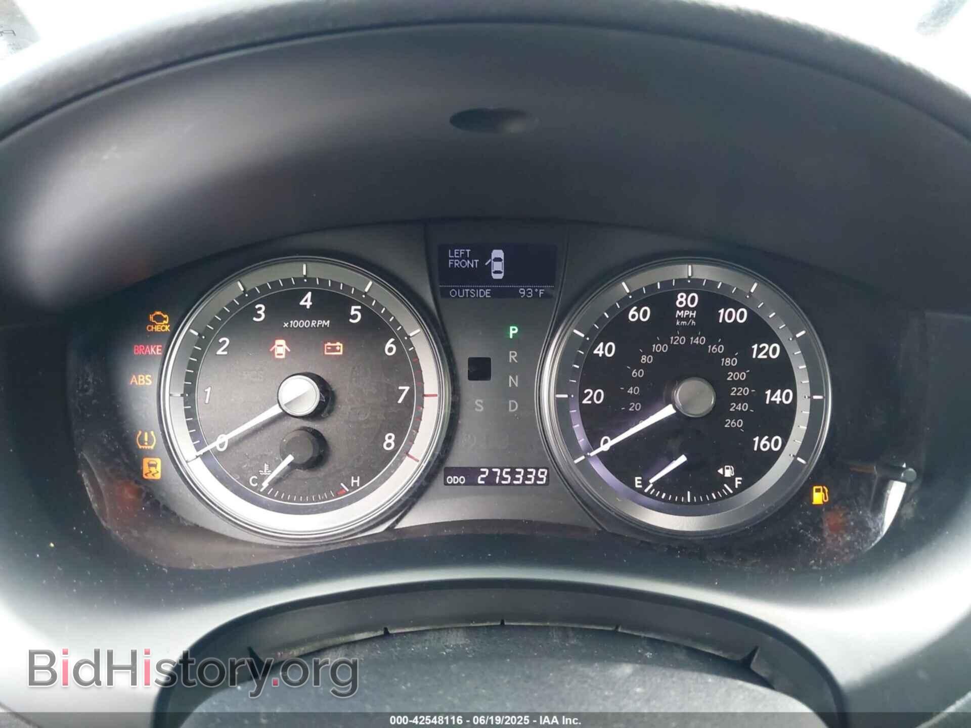 2010 LEXUS ES 350 - VIN: JTHBK1EG6A2367892 - Фото 7