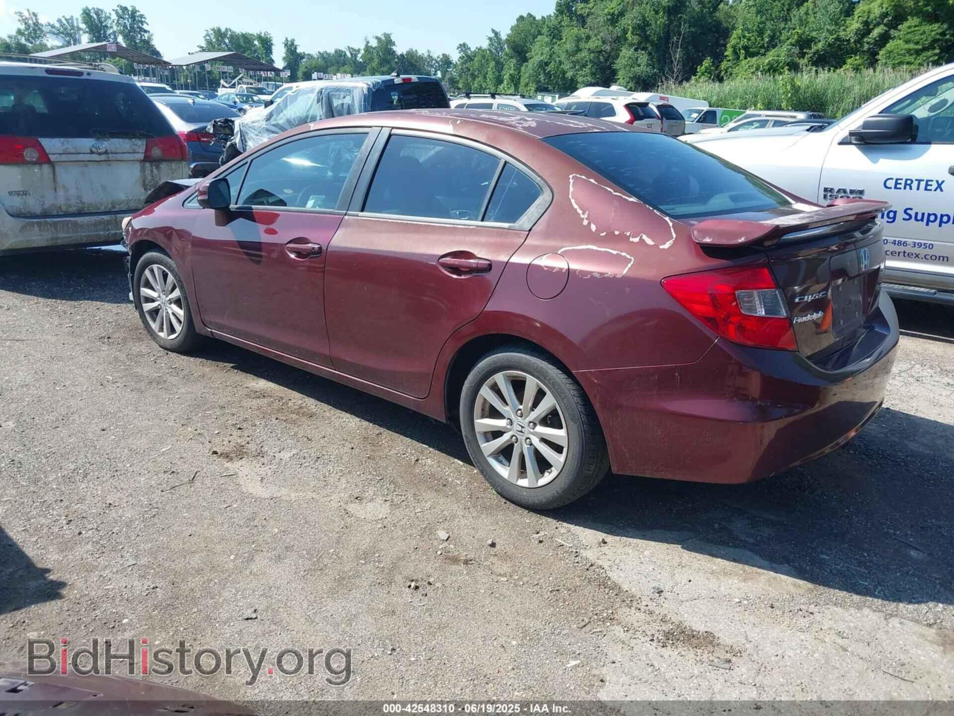 2012 HONDA CIVIC - VIN: 2HGFB2F86CH586198 - Фото 3