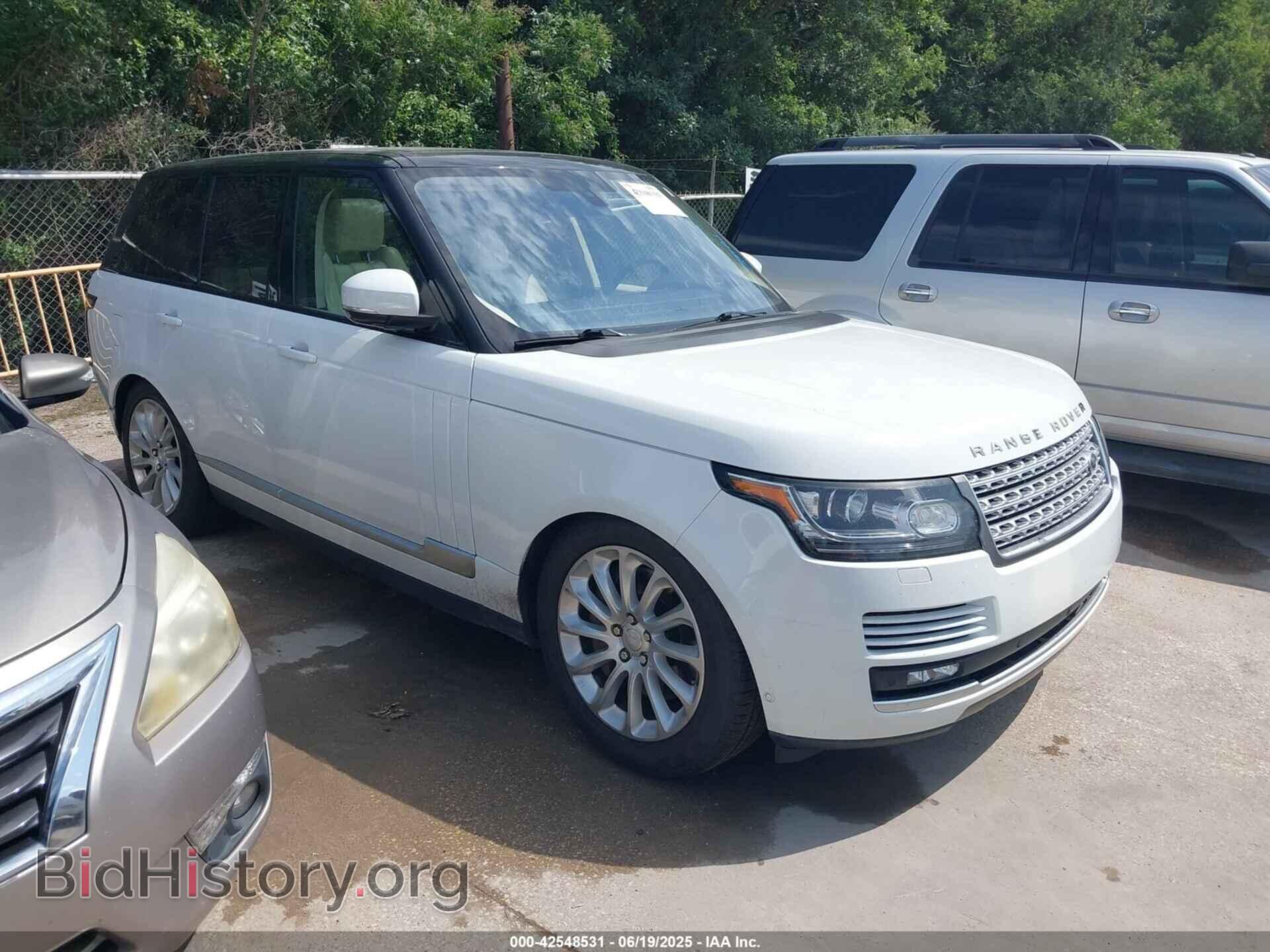 Photo SALGS2VF9GA267314 - LAND ROVER RANGE ROVER 2016