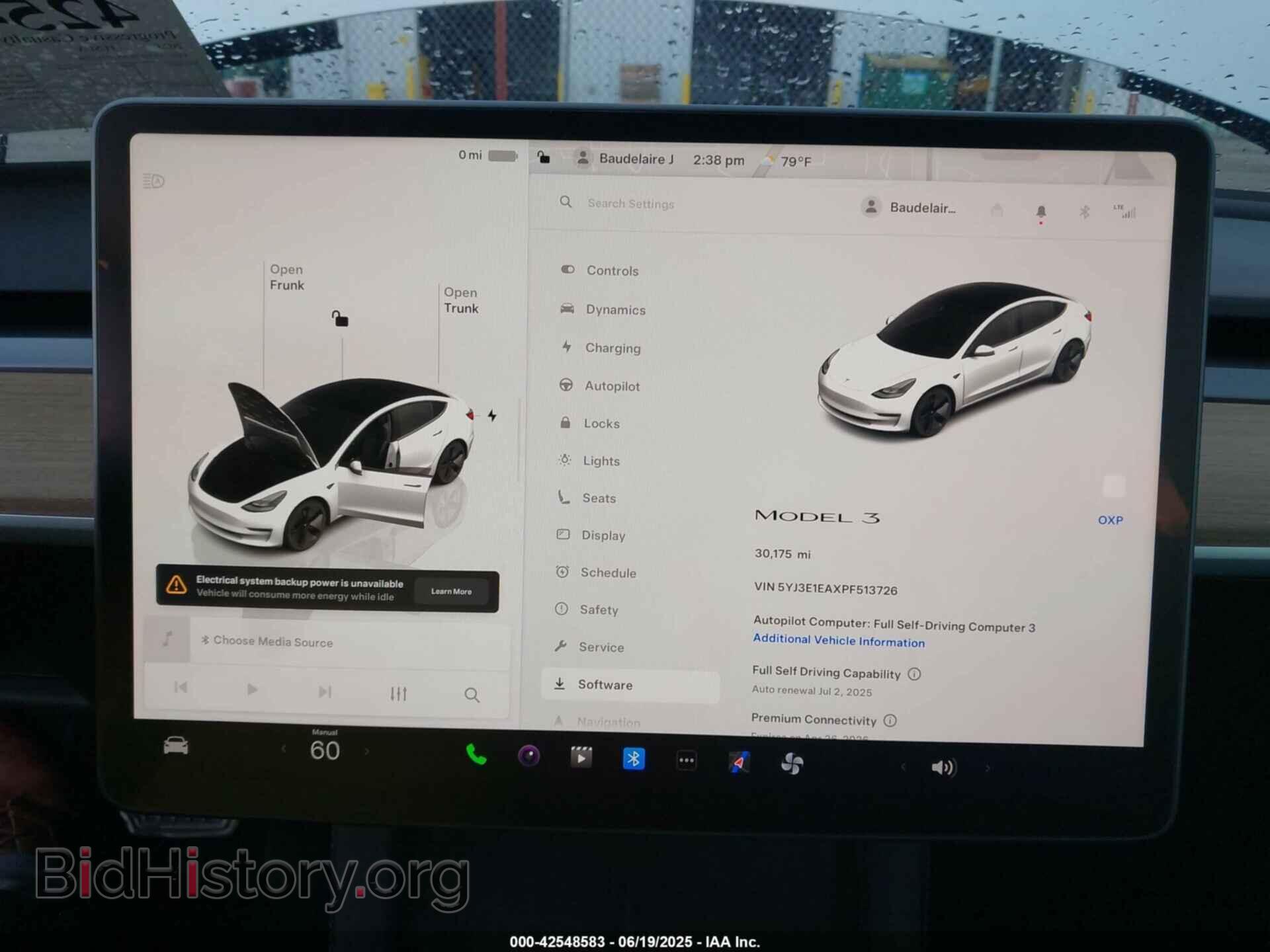 2023 TESLA MODEL 3 - VIN: 5YJ3E1EAXPF513726 - Фото 7